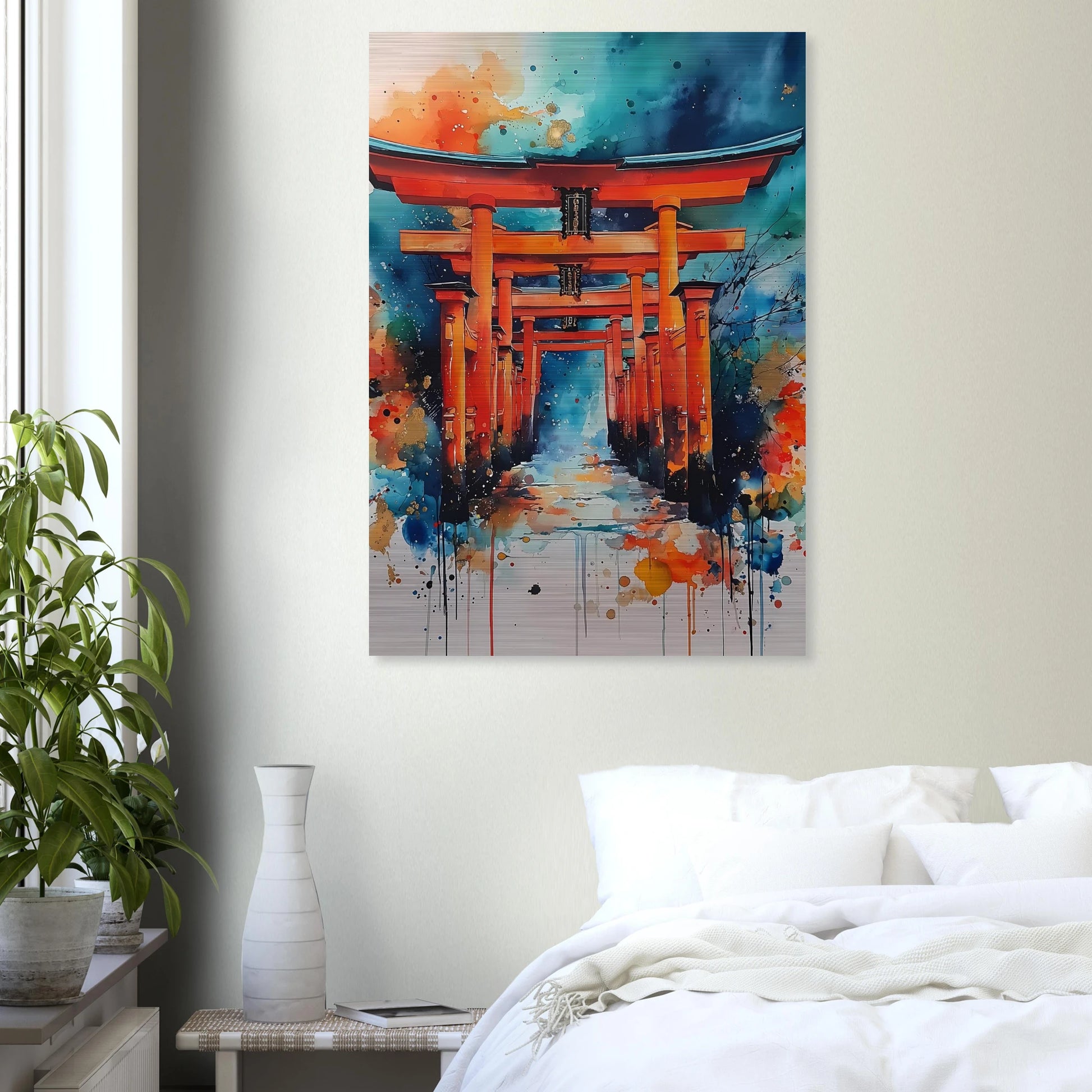Le Sentier des Mille Portes — tableau aluminium — vue 7 — art mural STNCL