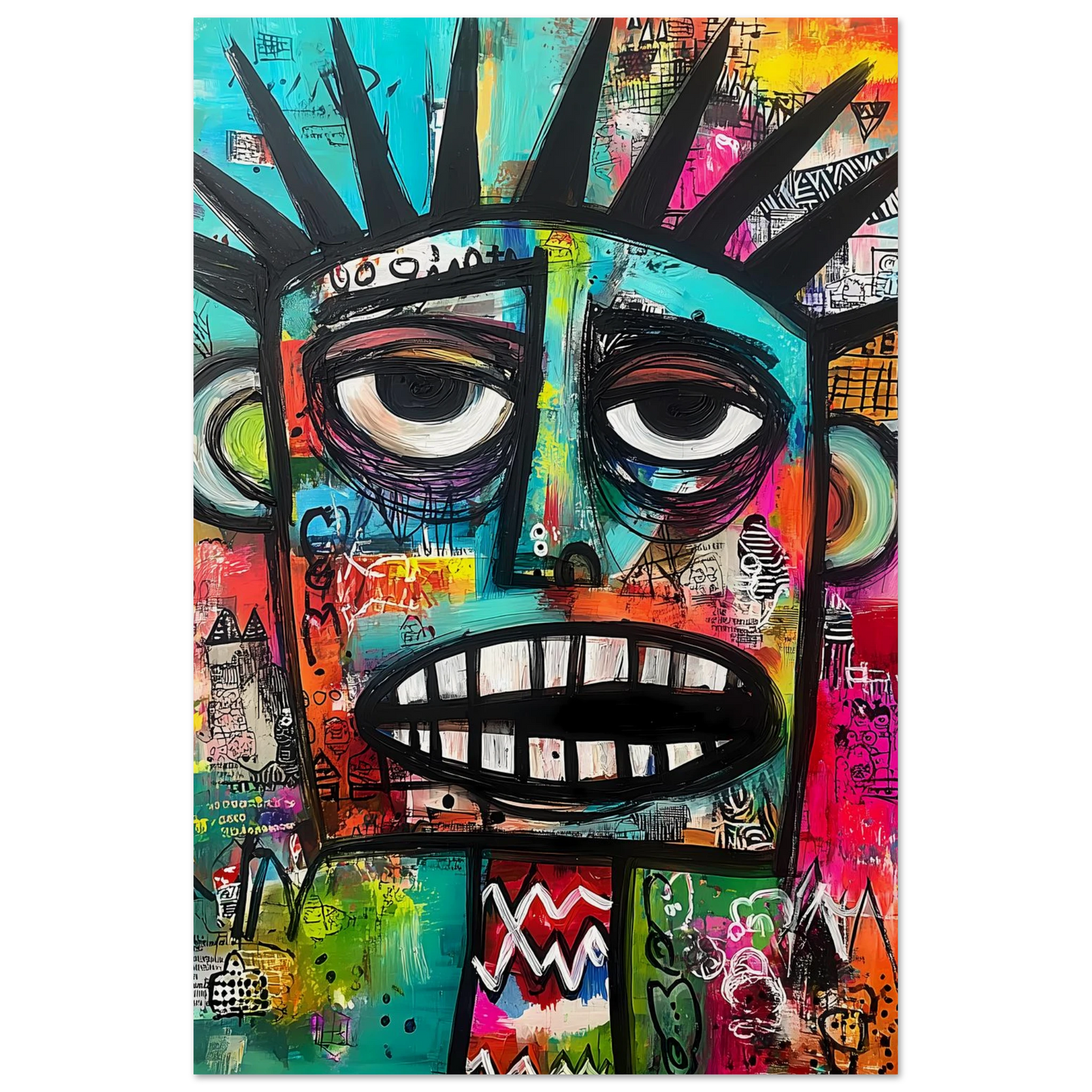 Le Cri Muet — affiche d'art — vue 4 — art mural STNCL