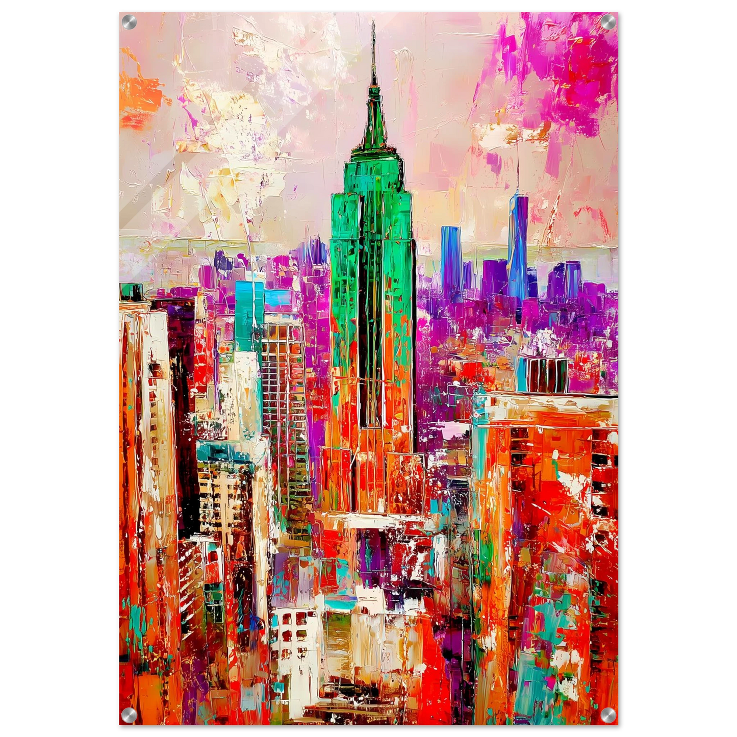 New York en Couleurs — tableau plexiglas — art mural STNCL