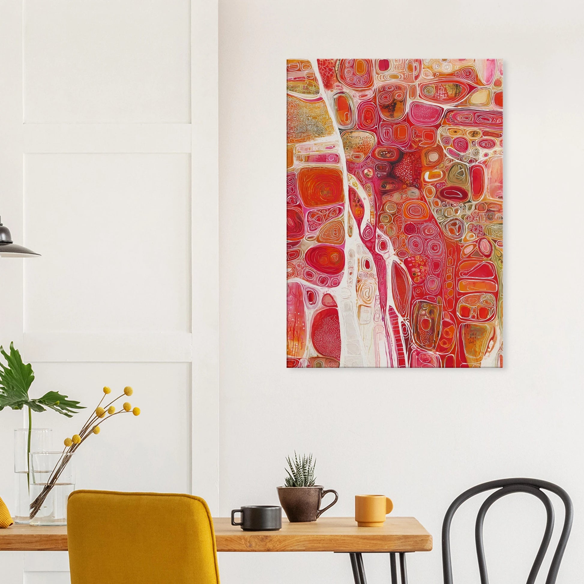 Cellules — tableau sur toile — vue 8 — art mural STNCL