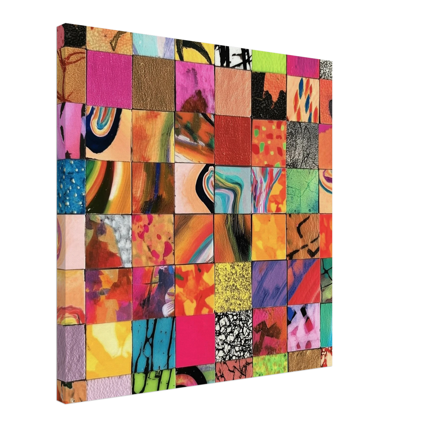 Cent Voix sur Carton — tableau sur toile — art mural STNCL