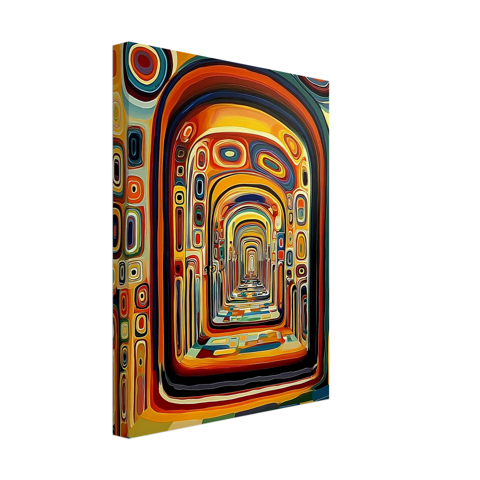 Enfilade Sans Fin — tableau sur toile — vue 4 — art mural STNCL