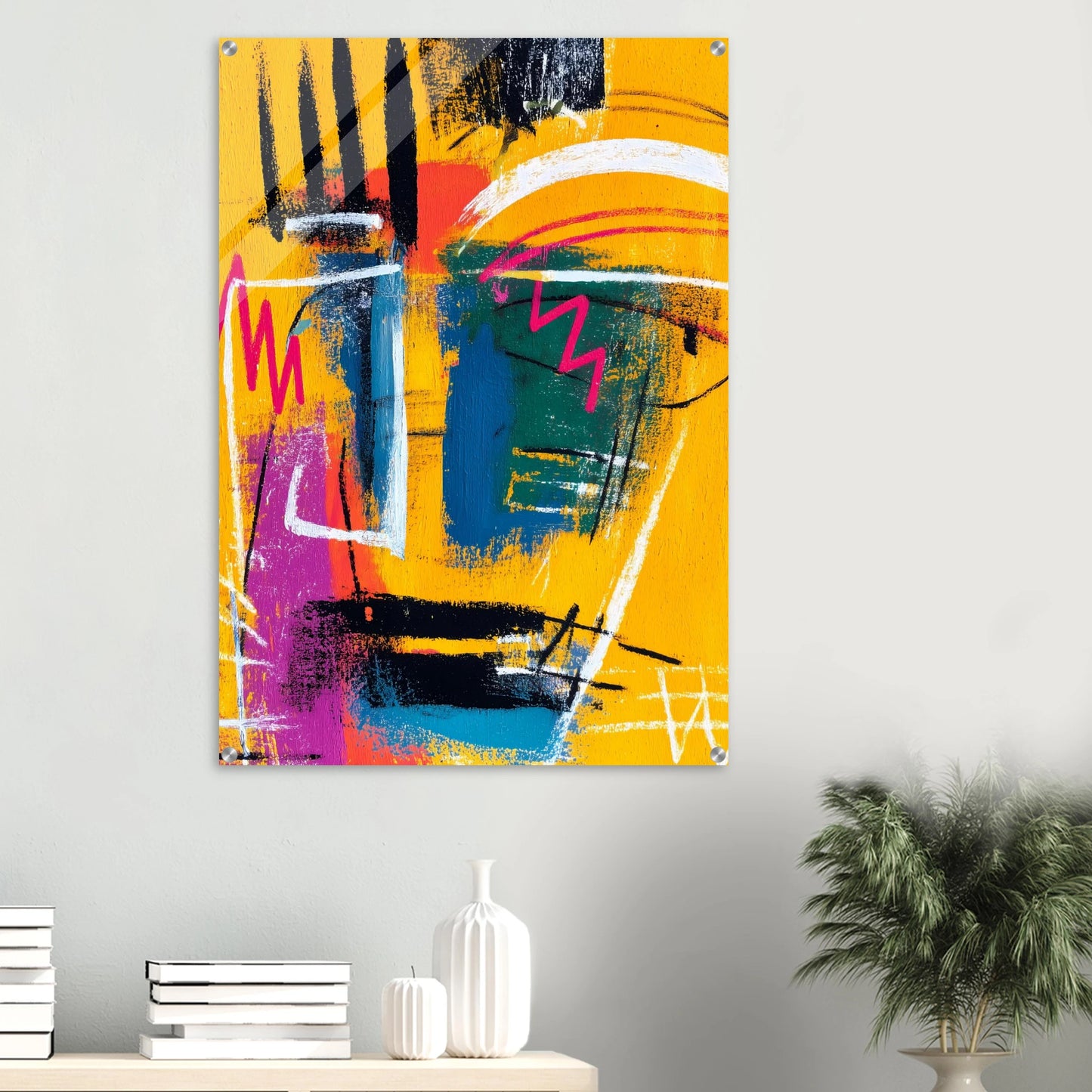 Griffures Solaires — tableau plexiglas — vue 6 — art mural STNCL