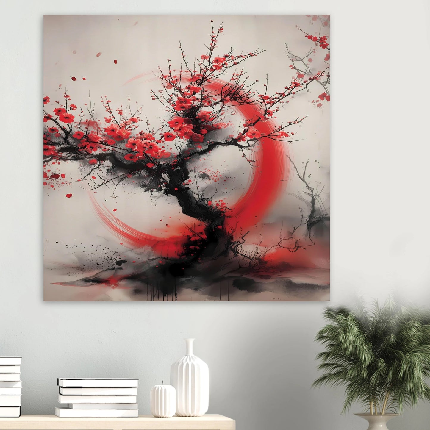 Enso et Prunier — affiche d'art — vue 6 — art mural STNCL