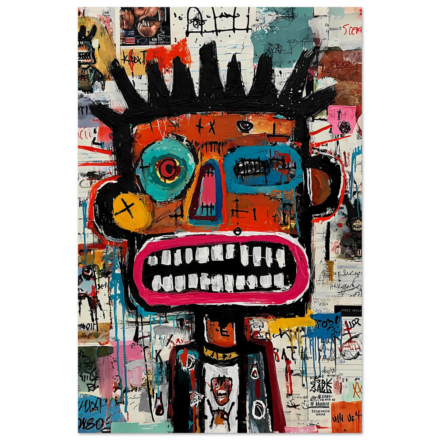 Roi de Papier — affiche d'art — vue 4 — art mural STNCL
