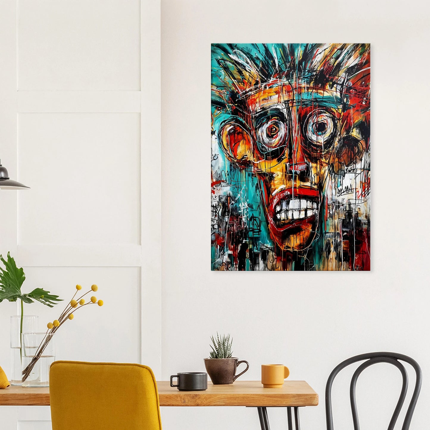 Cri Intérieur — tableau sur toile — vue 8 — art mural STNCL
