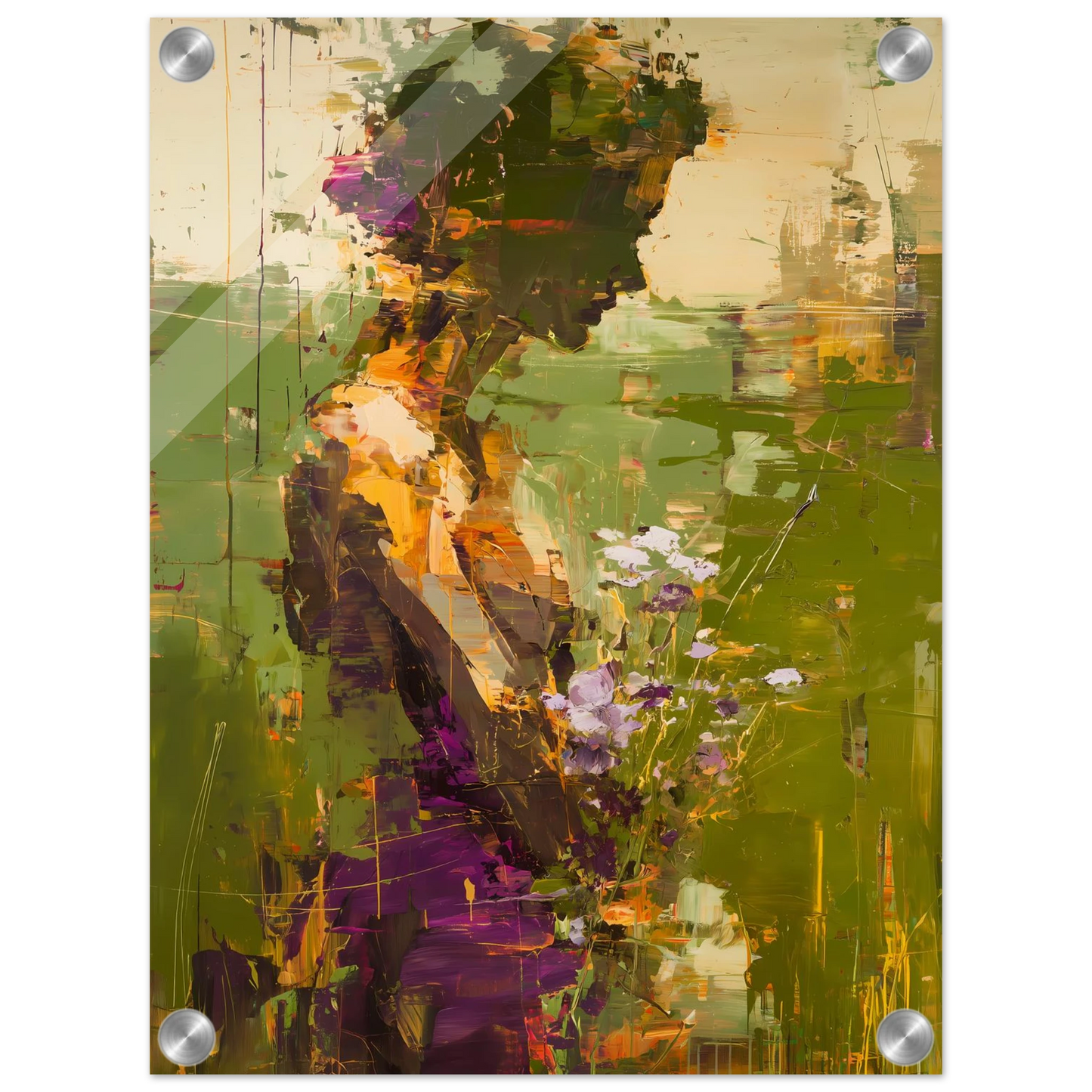 Dans les Herbes Hautes — tableau plexiglas — vue 3 — art mural STNCL