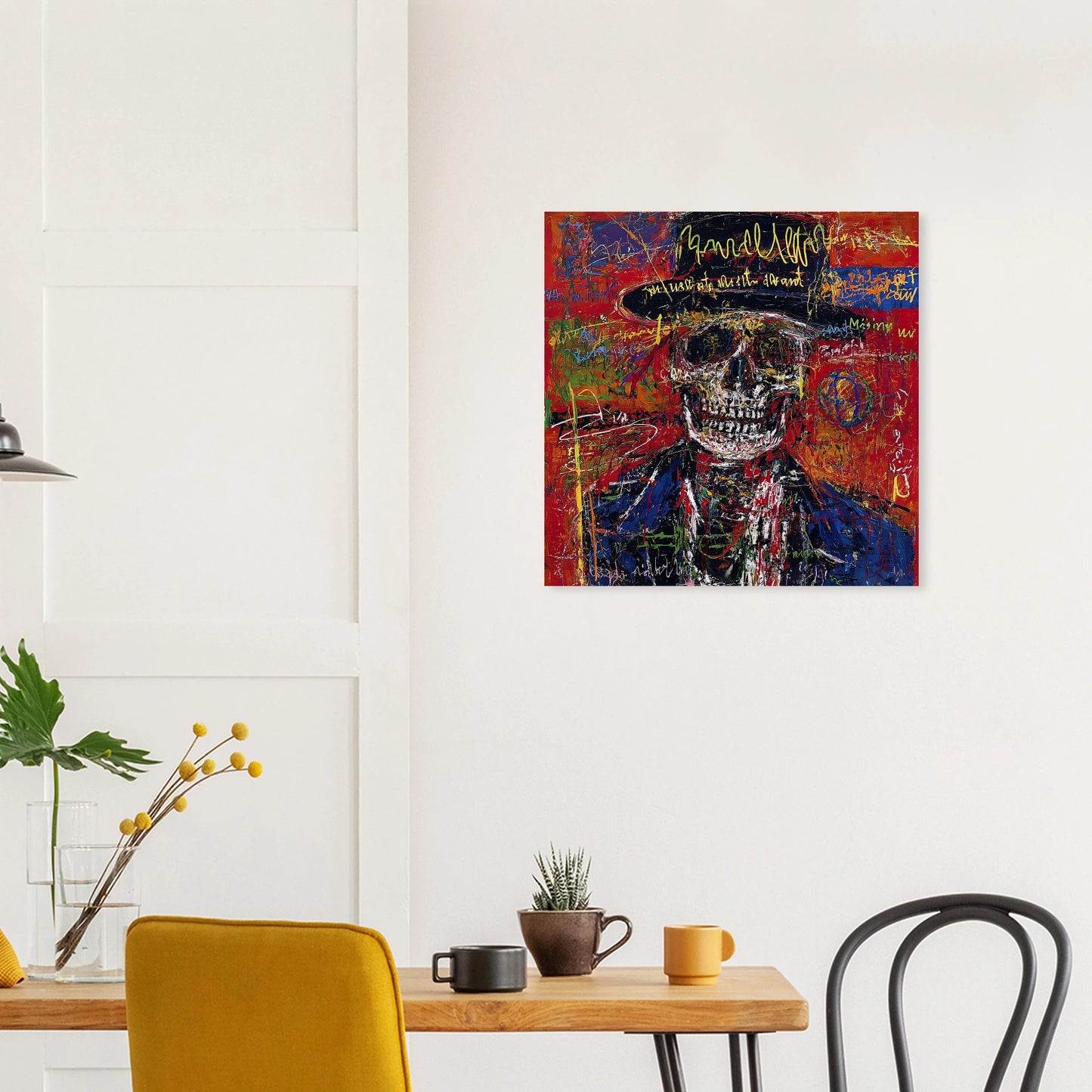 Dandy Macabre — tableau aluminium — vue 7 — art mural STNCL