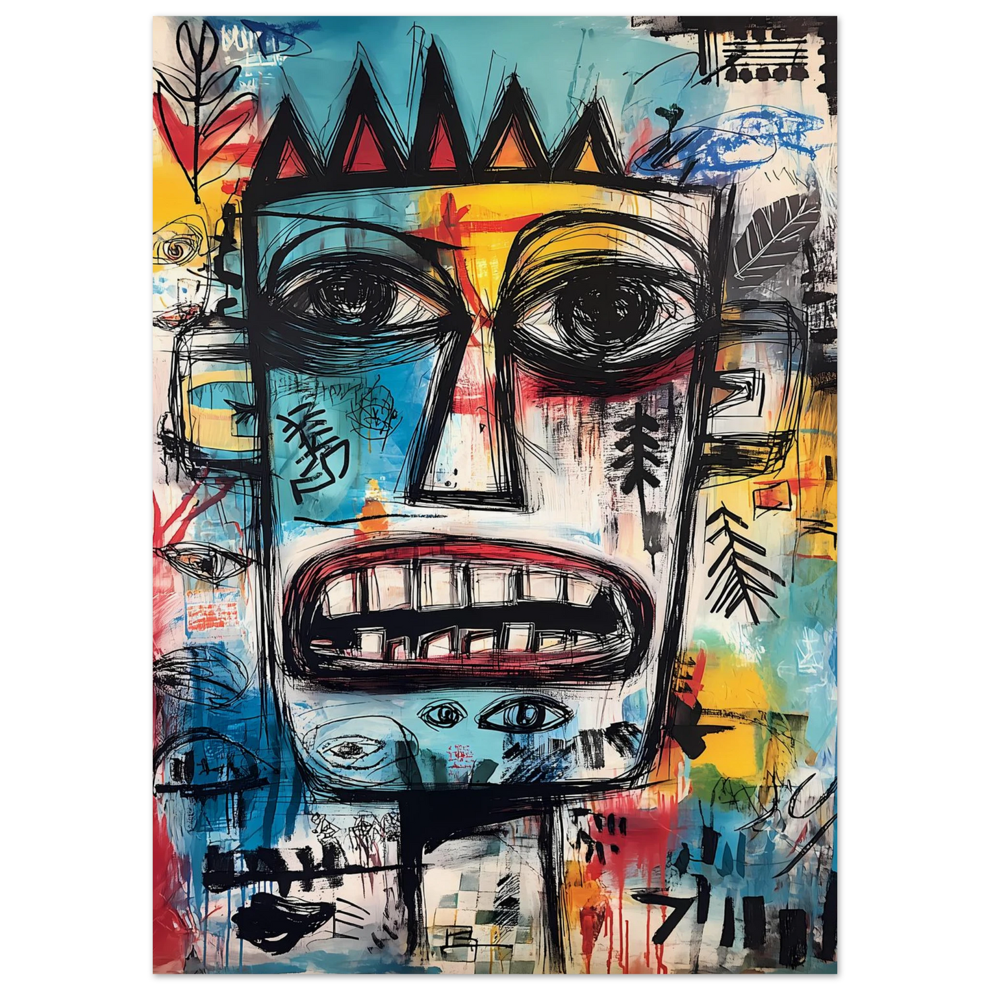 Roi Primitif — affiche d'art — vue 5 — art mural STNCL