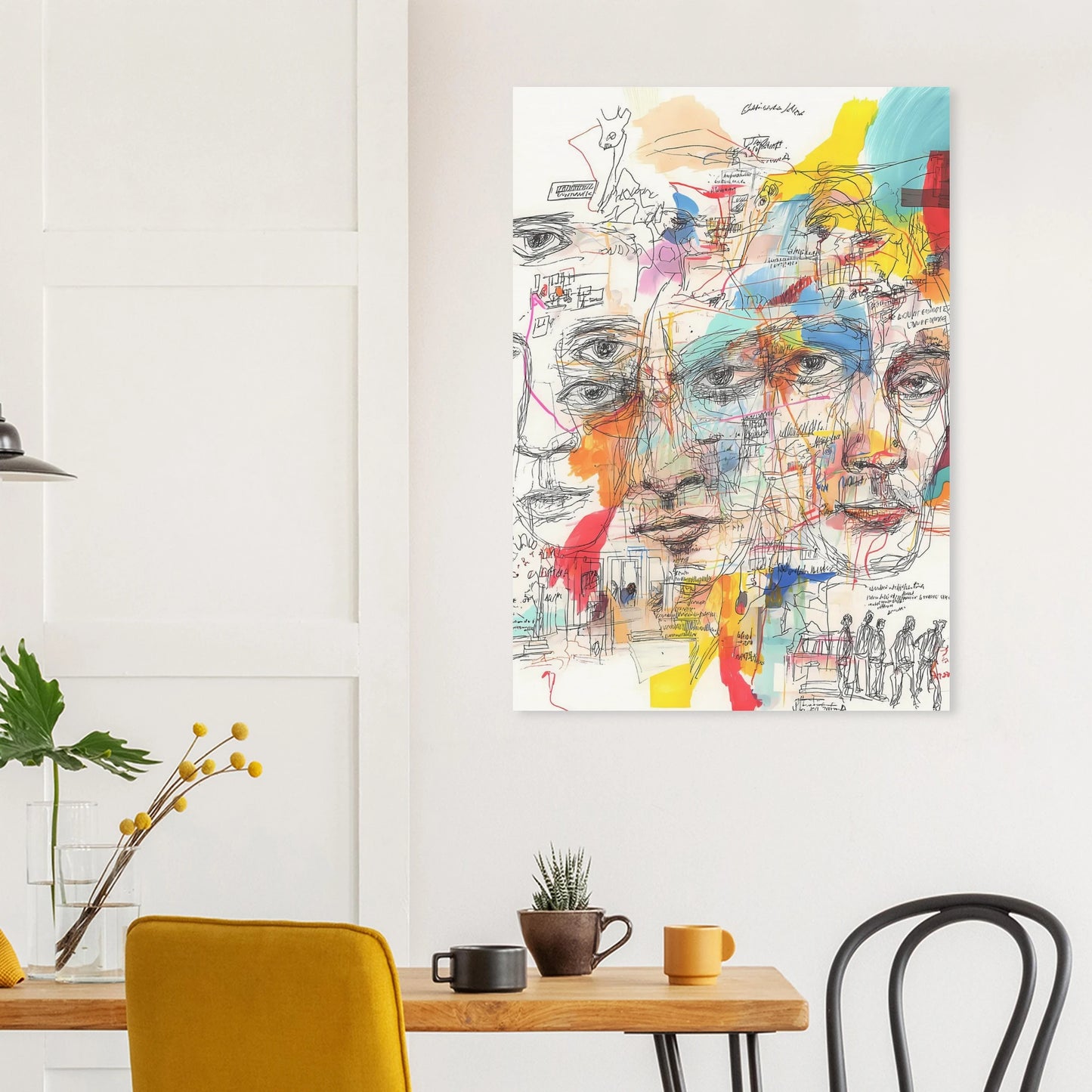 Carnet de Visages — affiche d'art — vue 8 — art mural STNCL