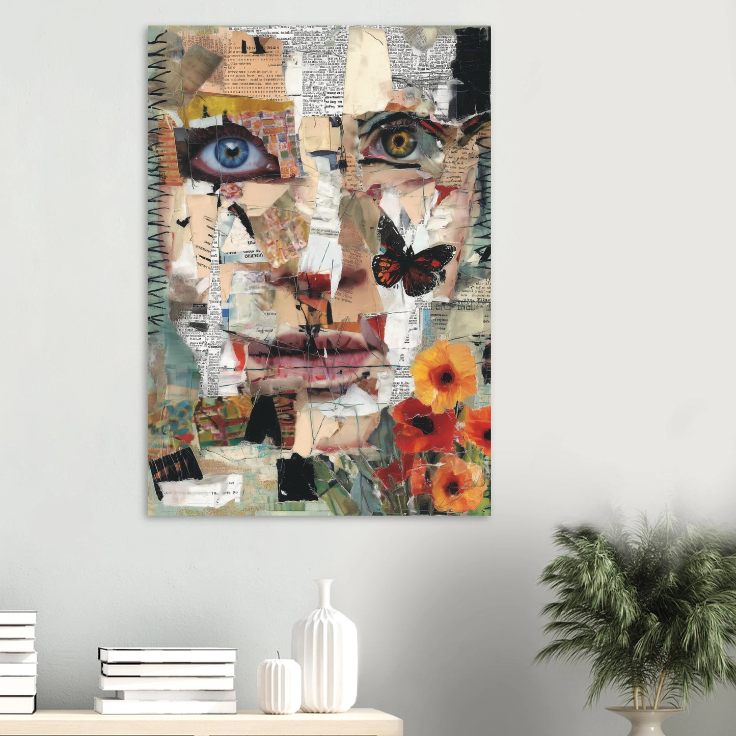 Le Visage de Papier — affiche d'art — vue 6 — art mural STNCL