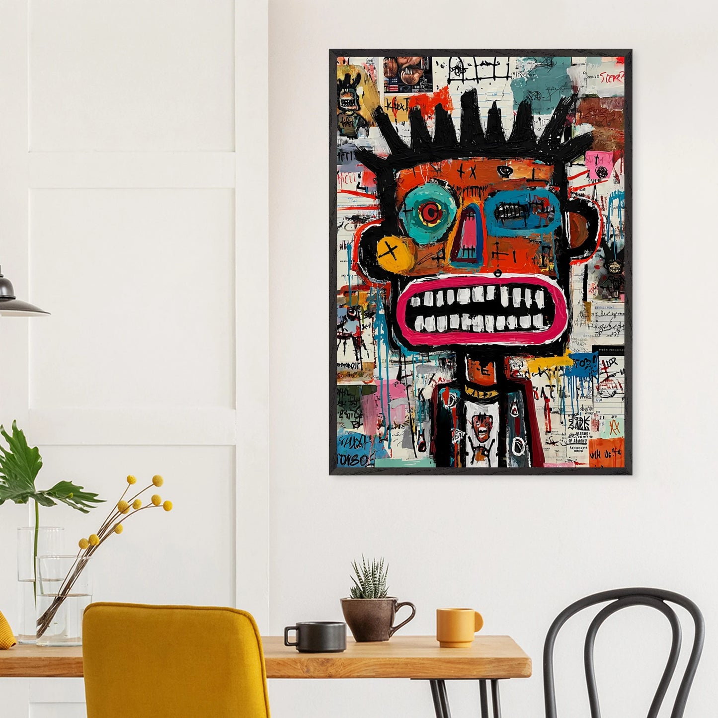 Roi de Papier — tableau encadre bois — vue 18 — art mural STNCL