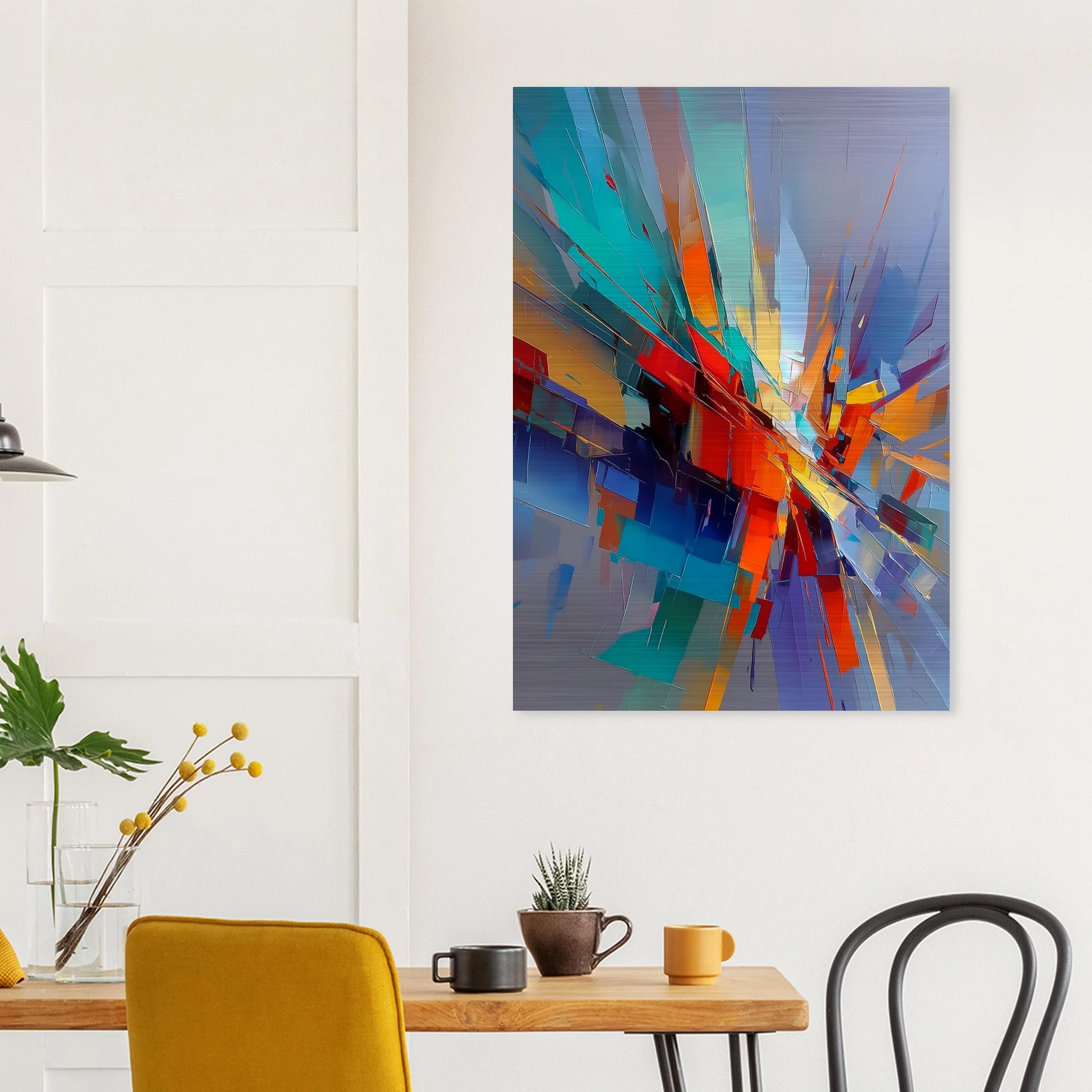 Point de Fuite — tableau aluminium — vue 8 — art mural STNCL