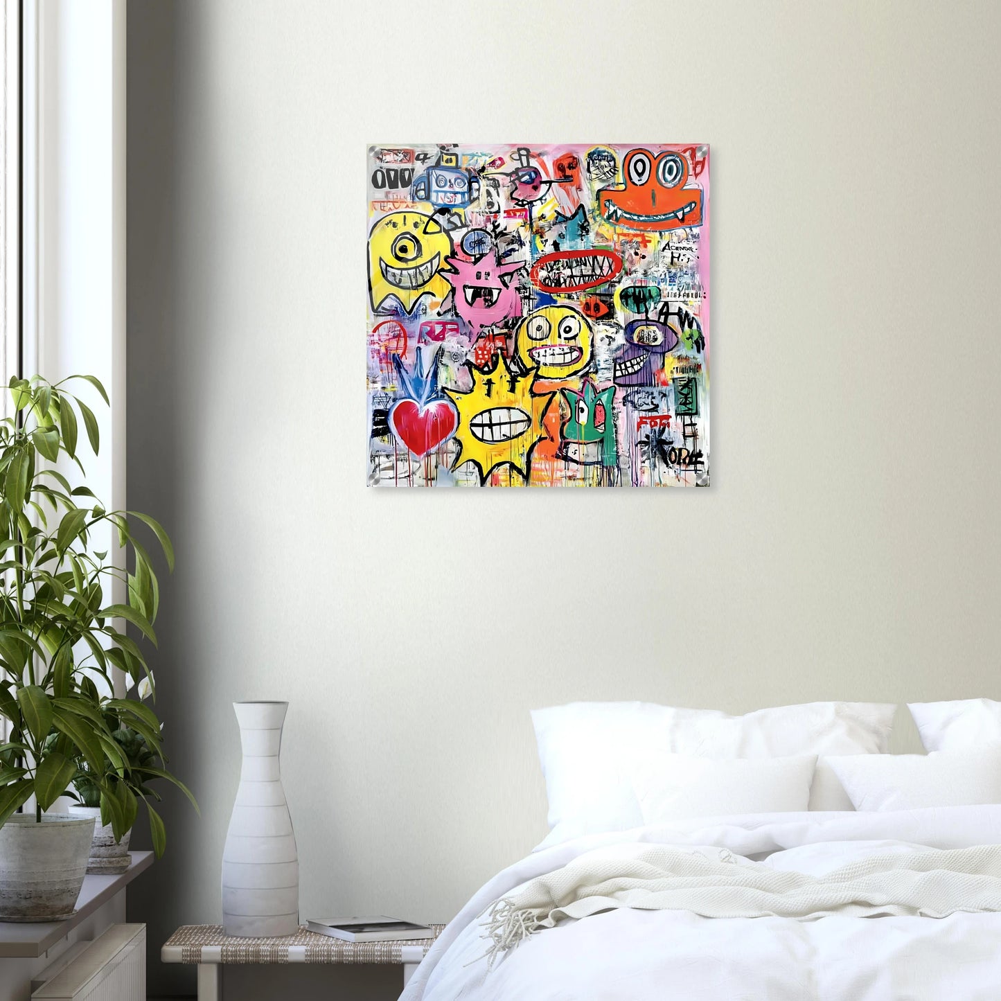 Le Mur aux Monstres — tableau plexiglas — vue 6 — art mural STNCL