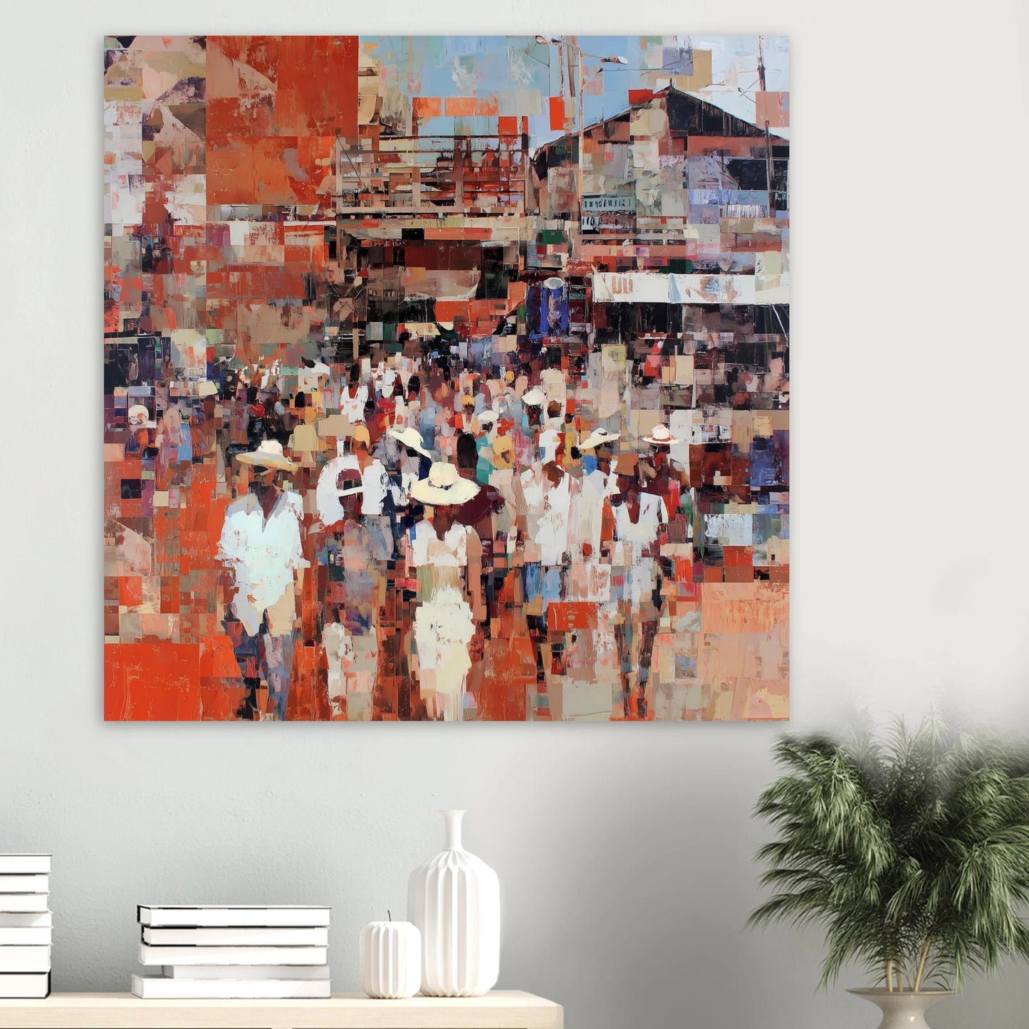 Marché en Couleurs — affiche d'art — vue 6 — art mural STNCL