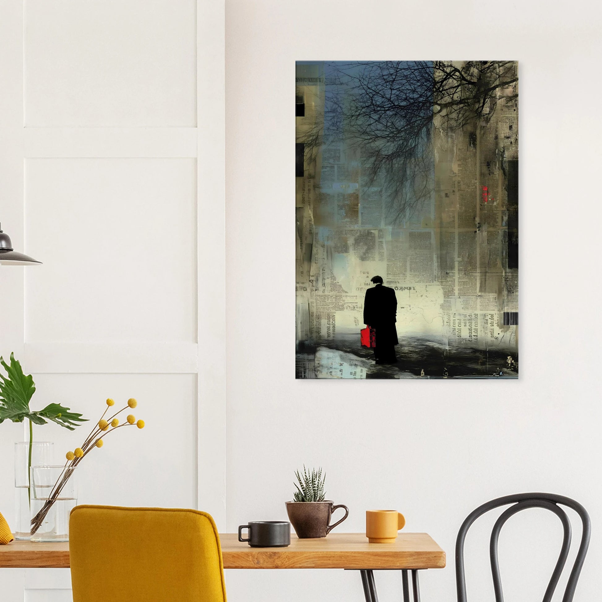 La Valise Rouge — tableau sur toile — vue 8 — art mural STNCL