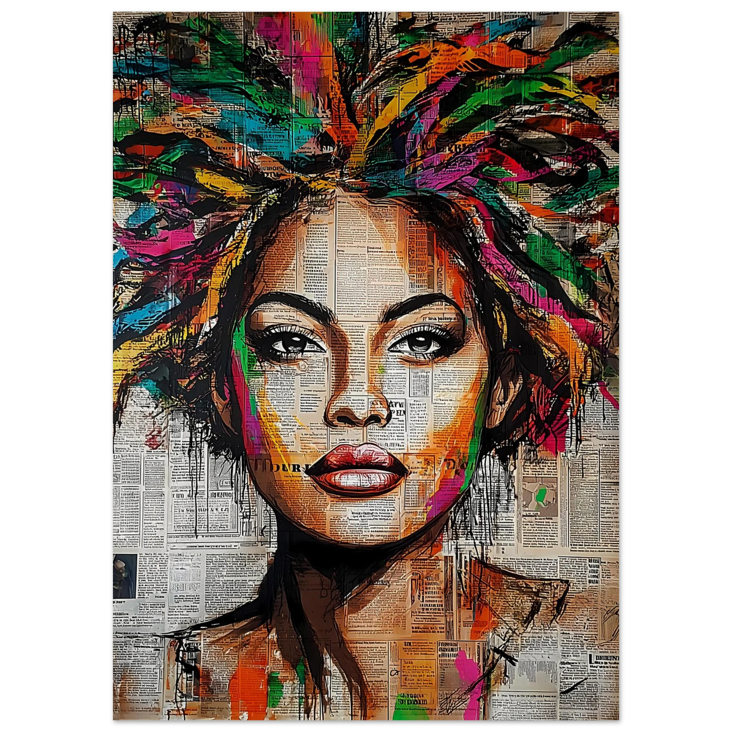 Tête d'Affiche — affiche d'art — vue 5 — art mural STNCL