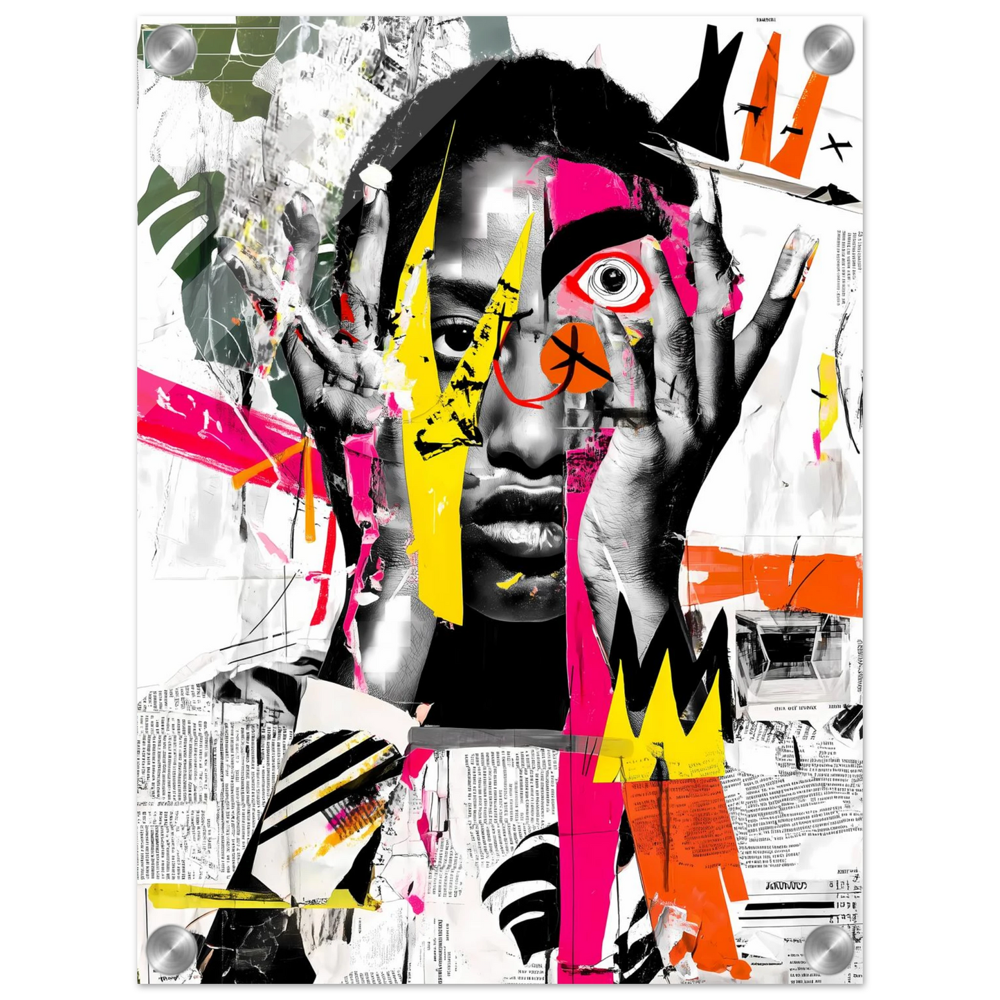 Éclats d'un Regard — tableau plexiglas — vue 3 — art mural STNCL