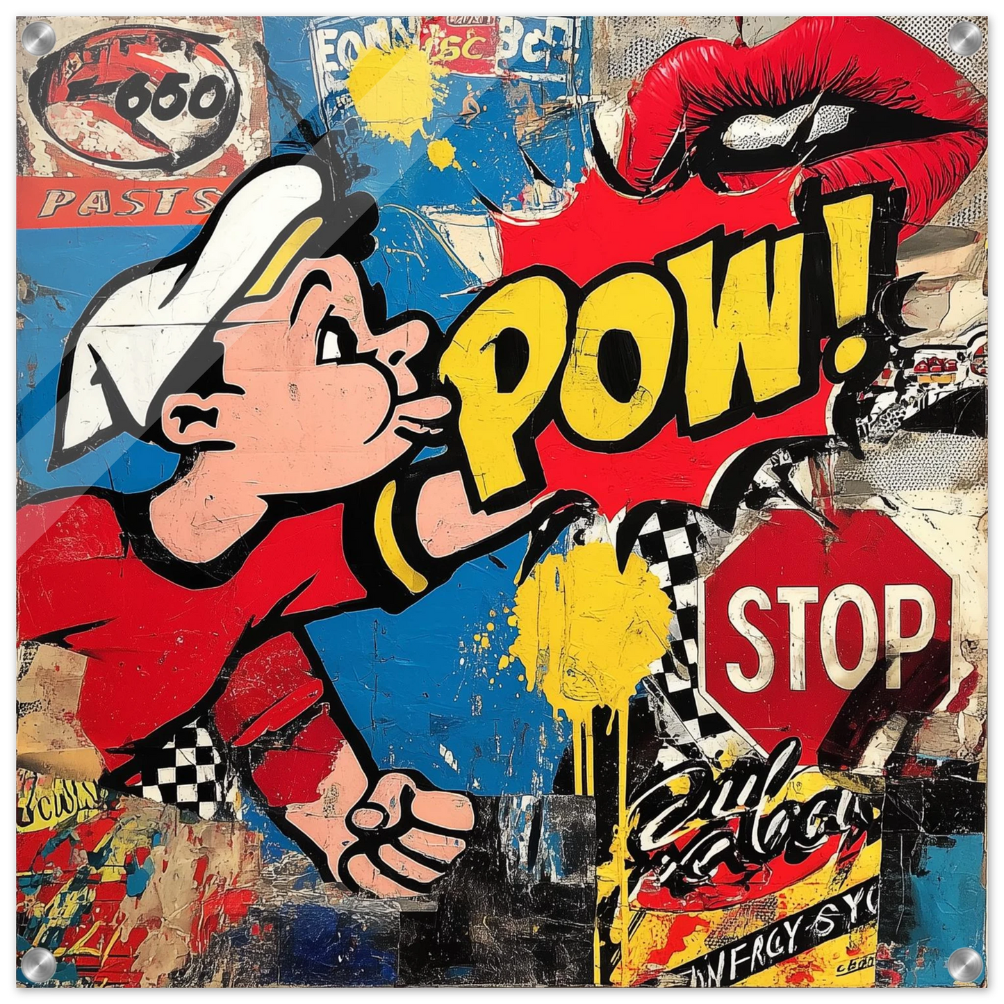 Le Coup du Siècle — tableau plexiglas — art mural STNCL