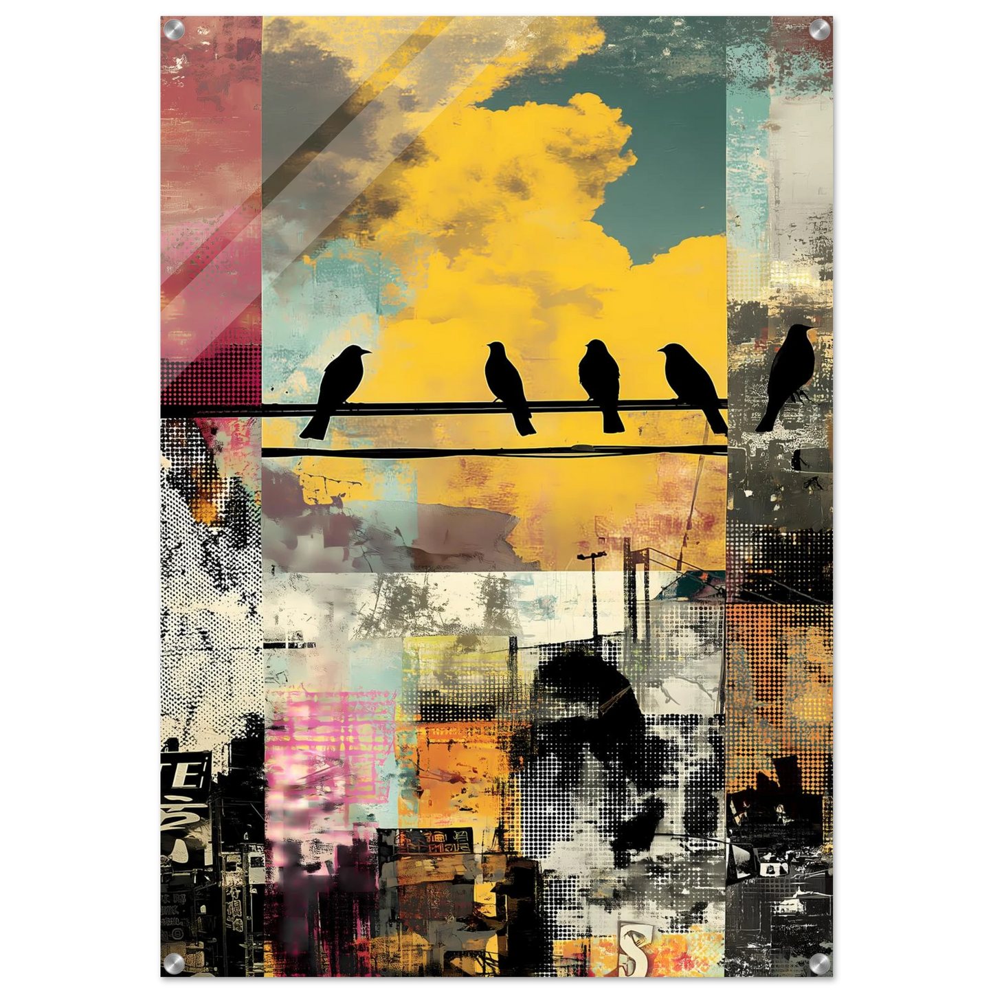Perchoir Urbain — tableau plexiglas — art mural STNCL
