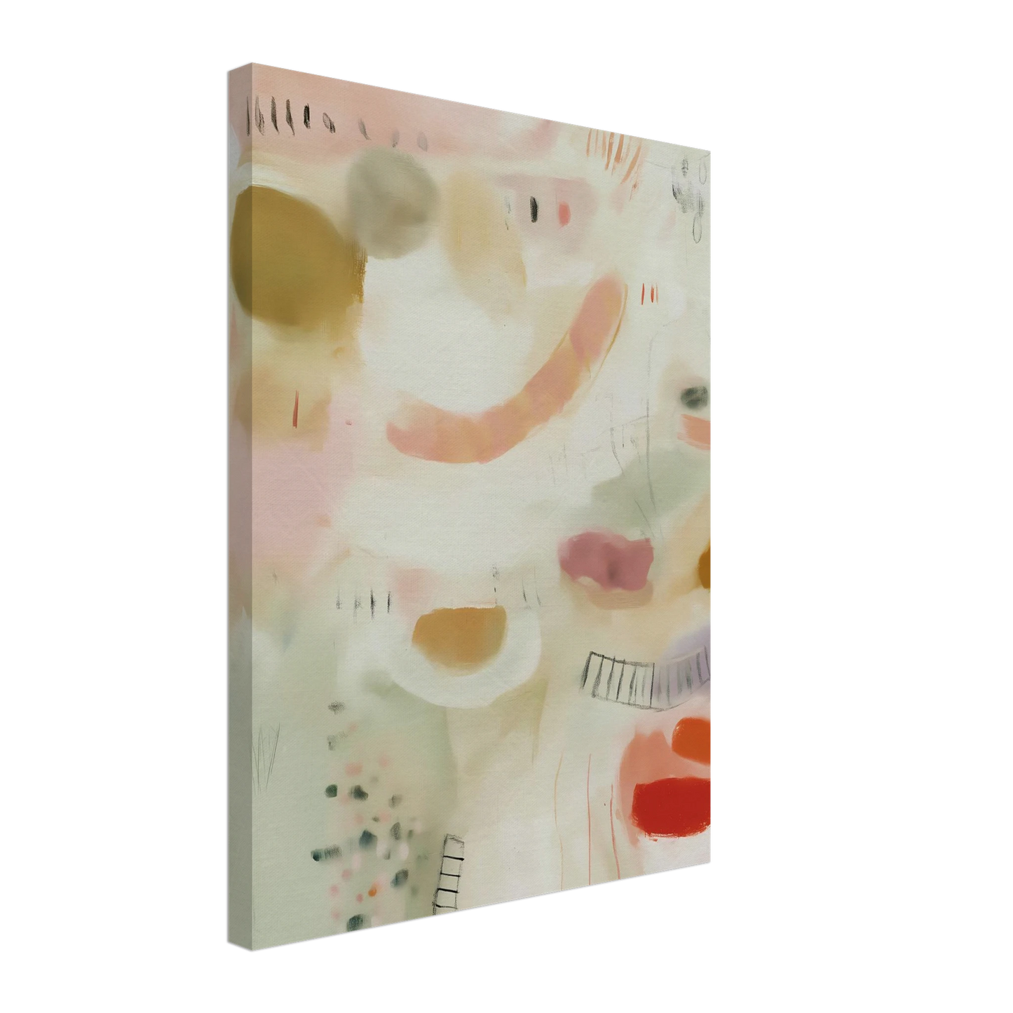 Murmures Pastel — tableau sur toile — vue 5 — art mural STNCL