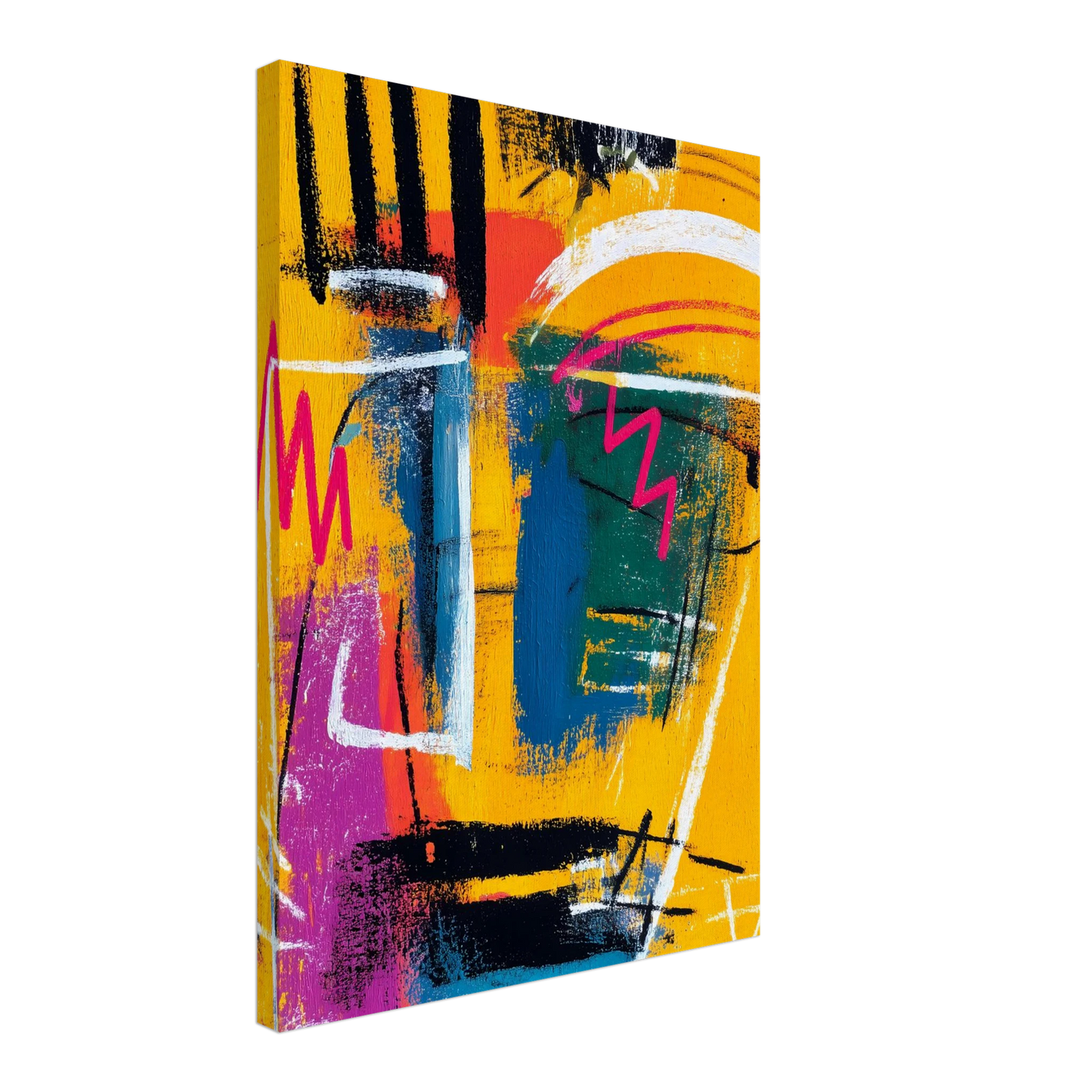 Griffures Solaires — tableau sur toile — vue 3 — art mural STNCL