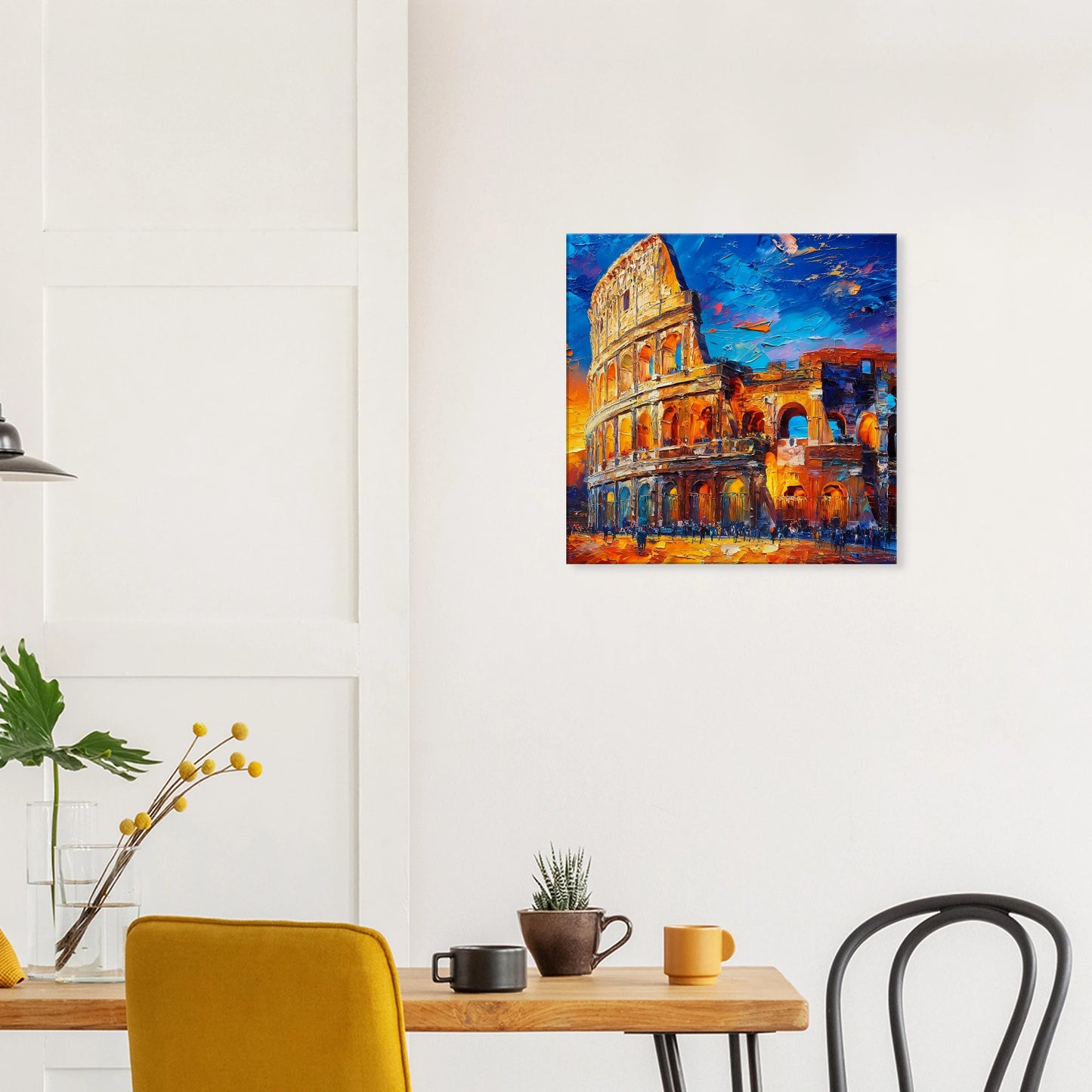 Colisée Flamboyant — tableau sur toile — vue 7 — art mural STNCL