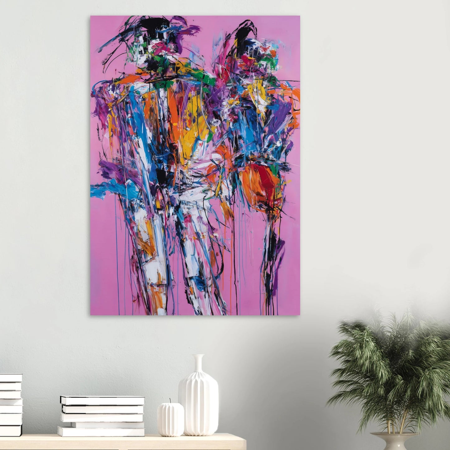 Duo en Tumulte — affiche d'art — vue 6 — art mural STNCL