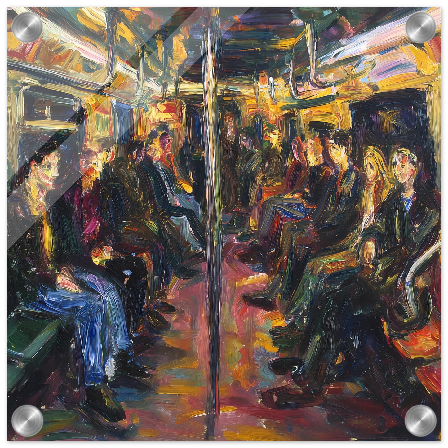 Rame du Soir — tableau plexiglas — vue 3 — art mural STNCL
