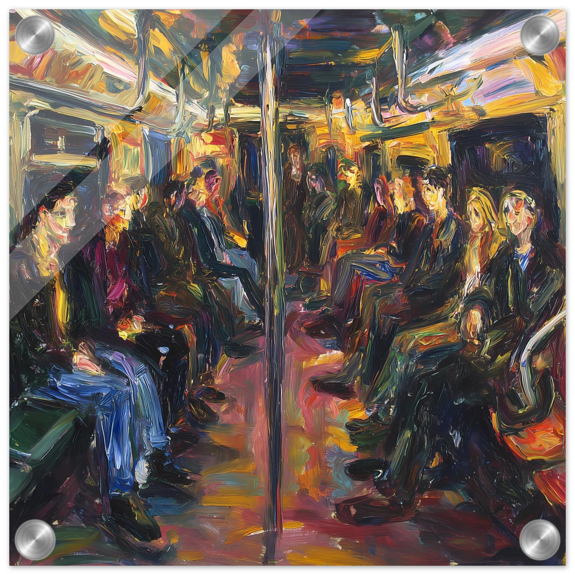 Rame du Soir — tableau plexiglas — vue 3 — art mural STNCL