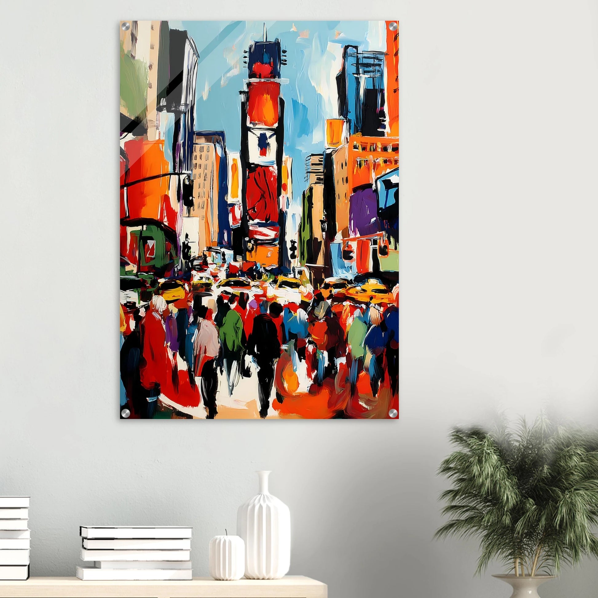 Manhattan en Mouvement — tableau plexiglas — vue 6 — art mural STNCL