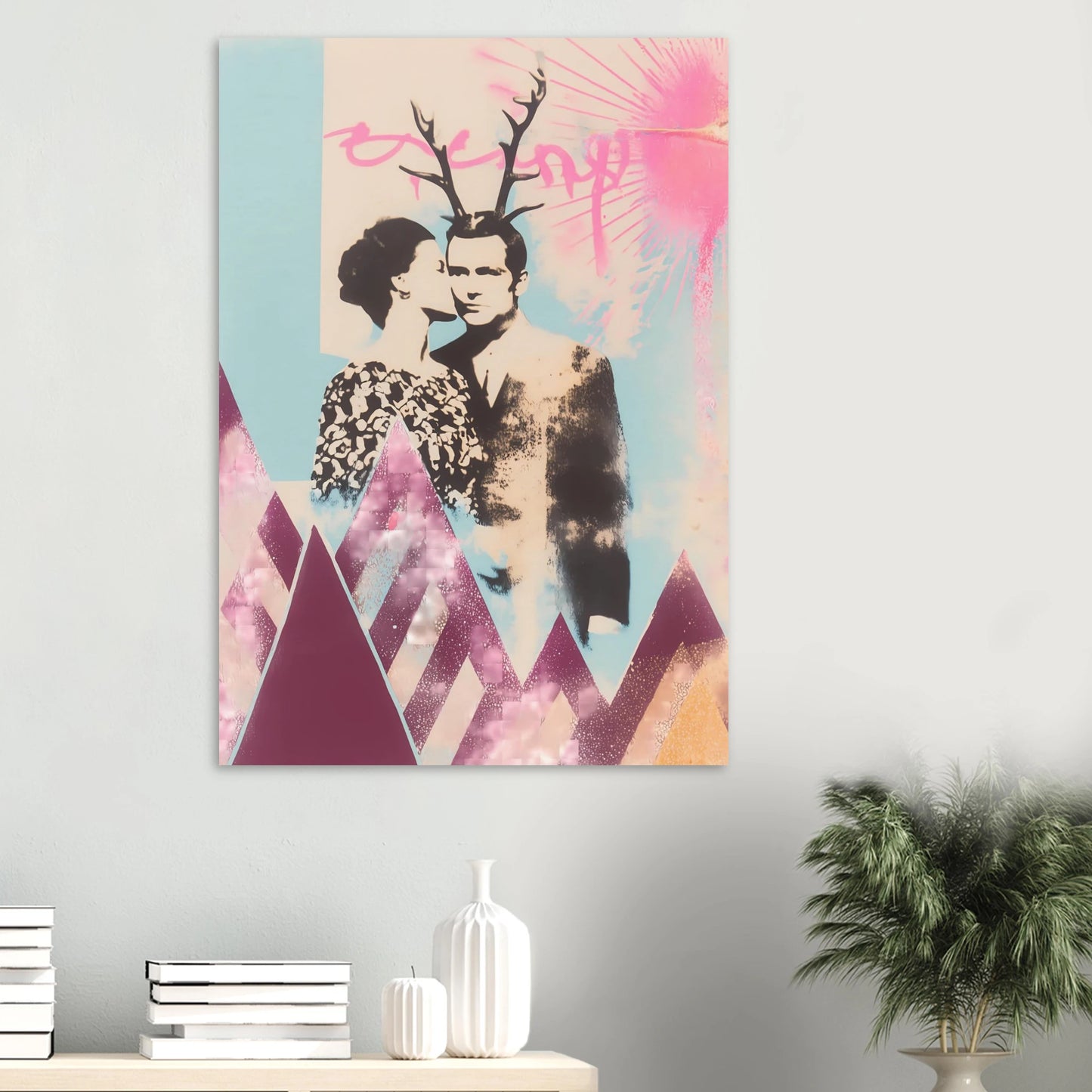 Le Couple aux Bois — affiche d'art — vue 6 — art mural STNCL