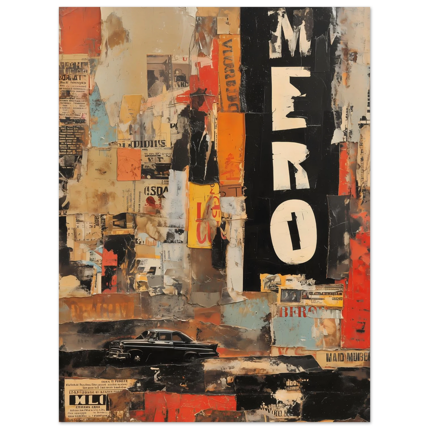 Affiches Lacérées — affiche d'art — vue 2 — art mural STNCL