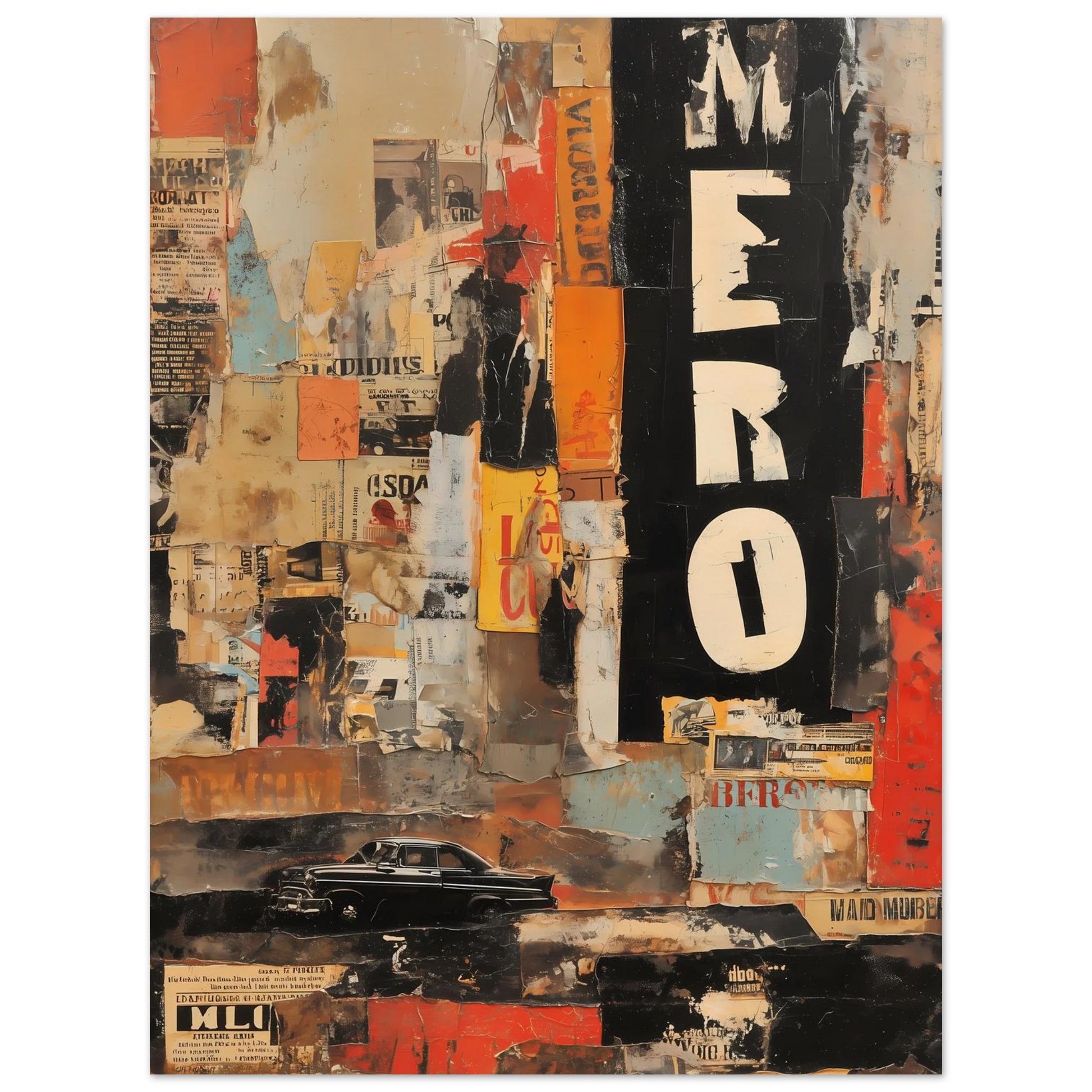Affiches Lacérées — affiche d'art — vue 2 — art mural STNCL
