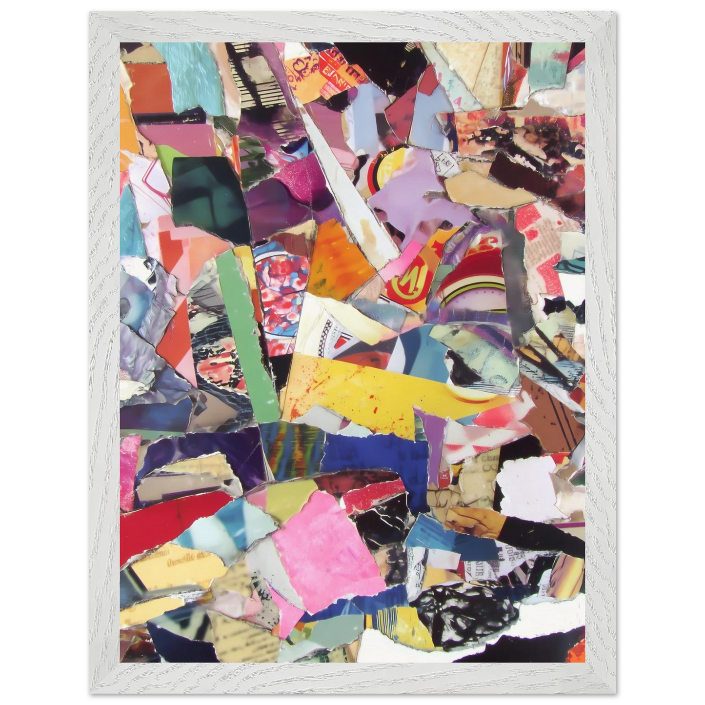 Fragments d'une Ville — tableau encadre bois — vue 9 — art mural STNCL
