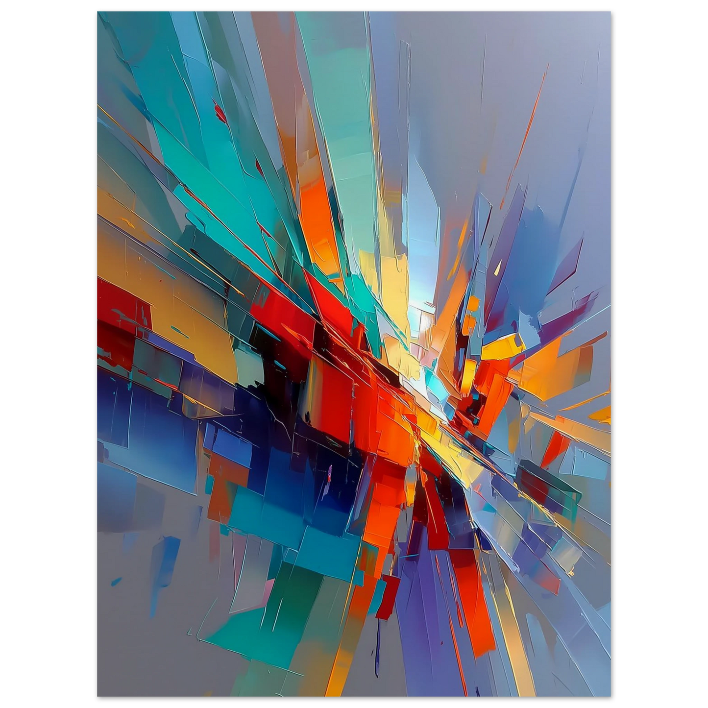 Point de Fuite — affiche d'art — vue 3 — art mural STNCL