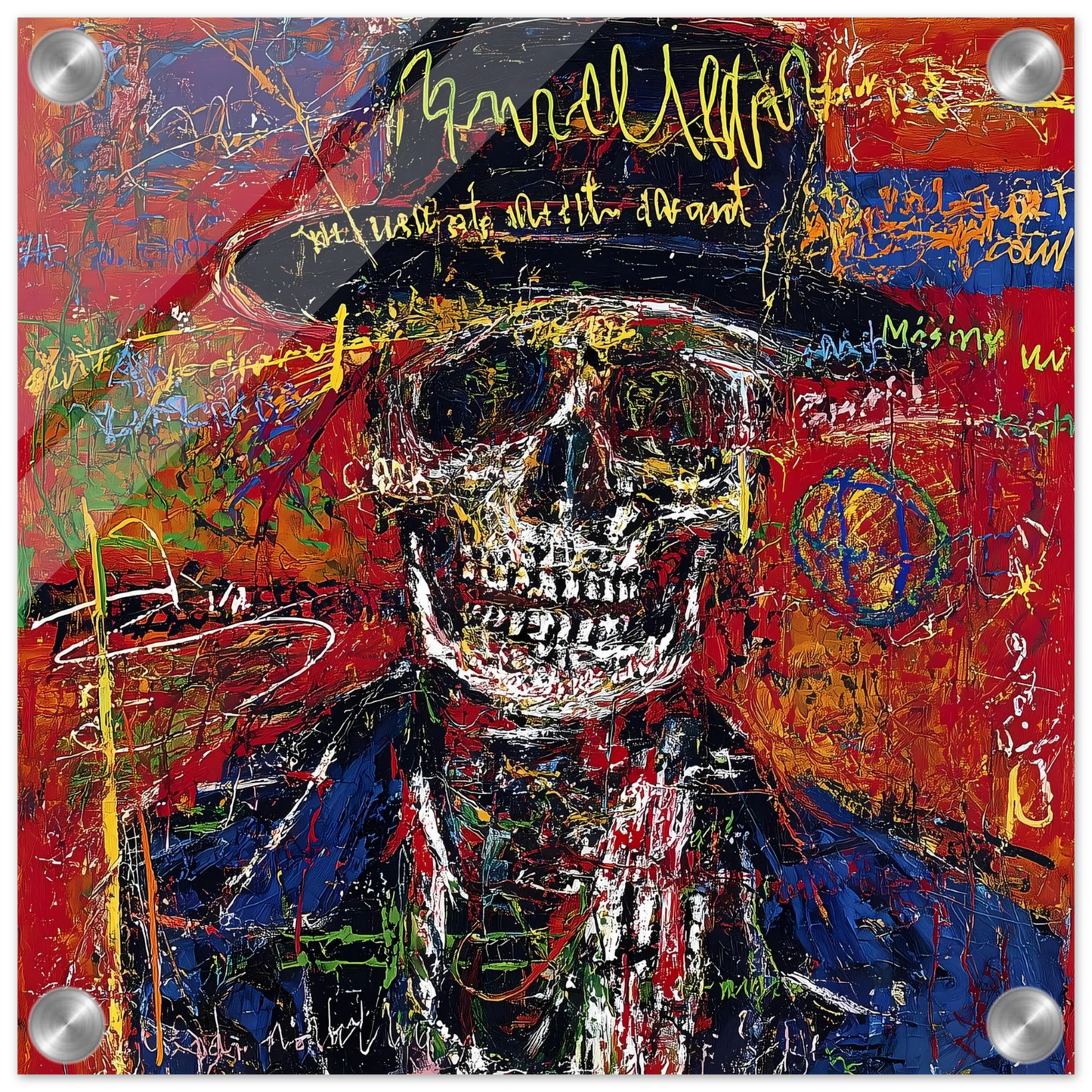 Dandy Macabre — tableau plexiglas — vue 3 — art mural STNCL