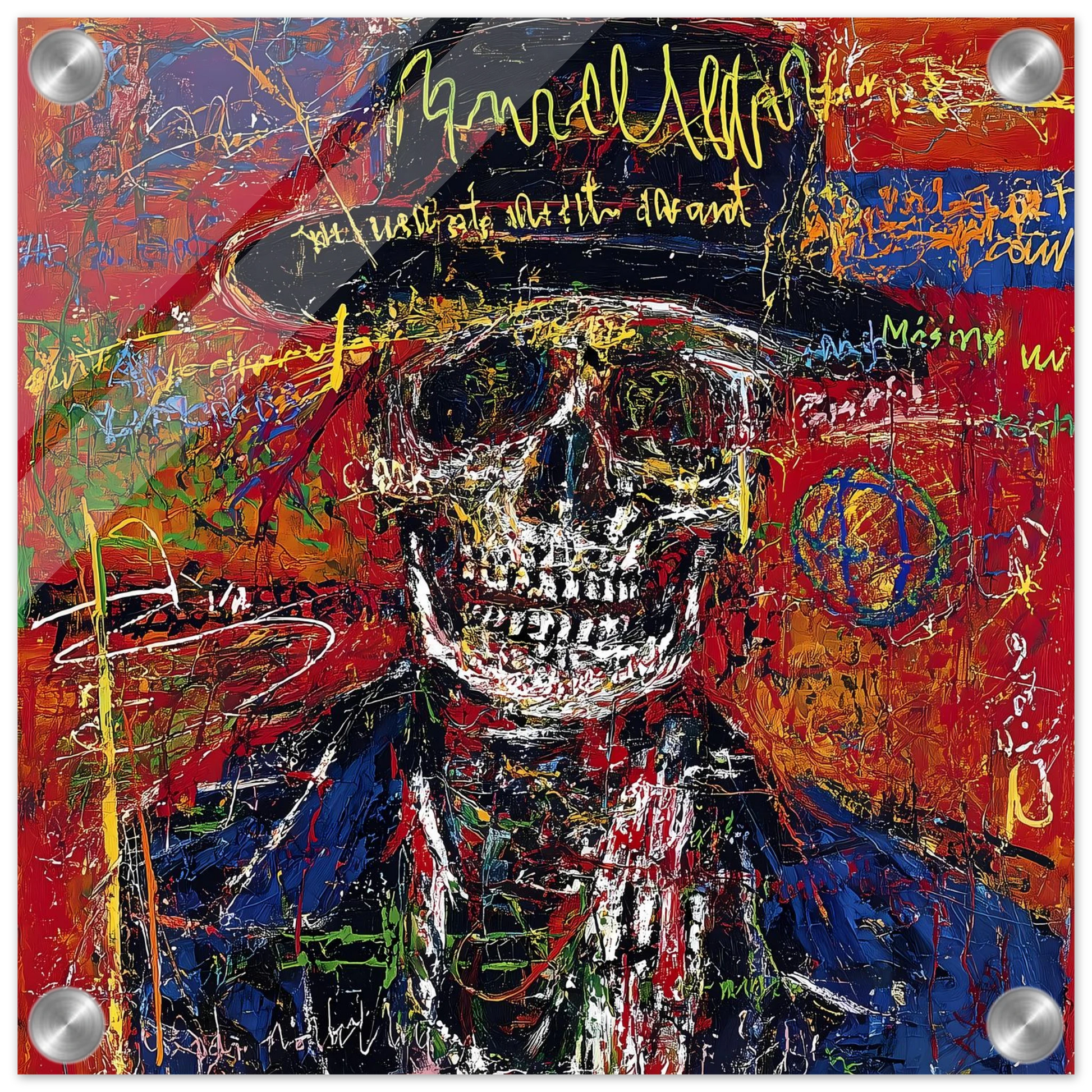 Dandy Macabre — tableau plexiglas — vue 3 — art mural STNCL