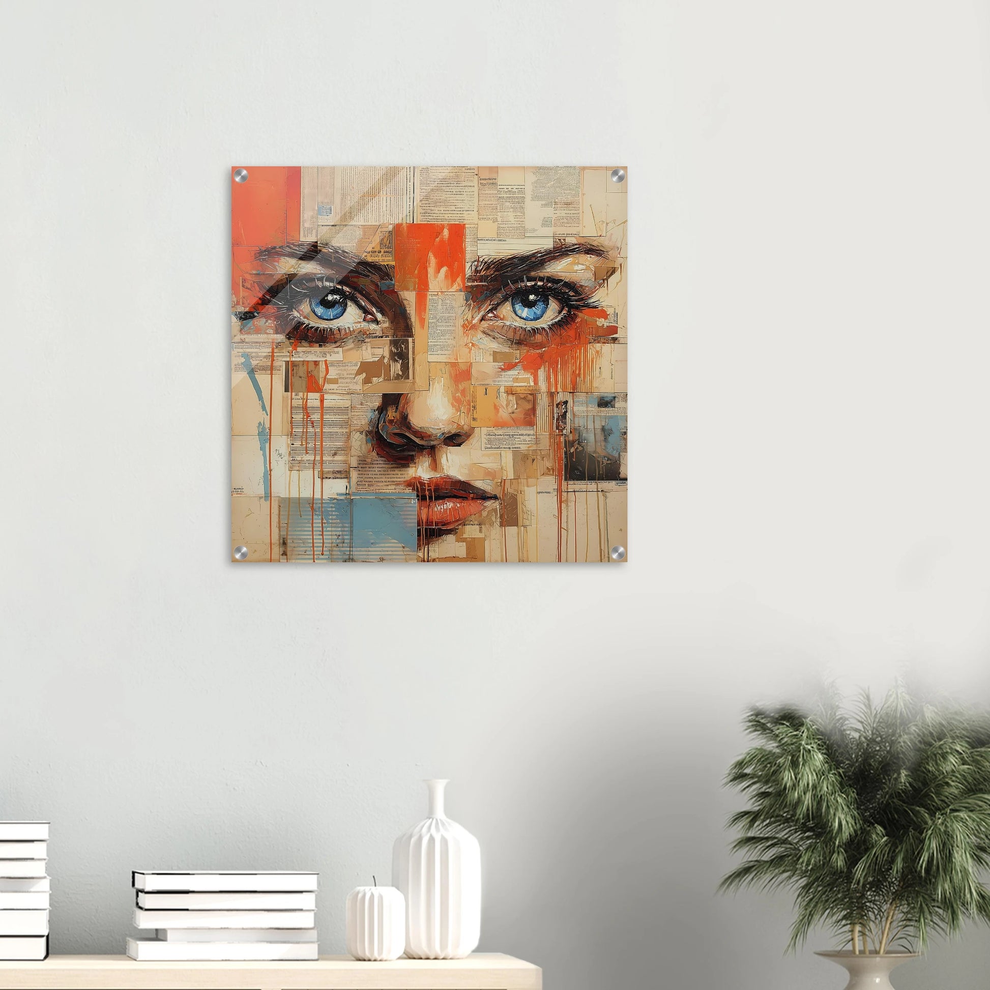 Sur les Pages — tableau plexiglas — vue 5 — art mural STNCL