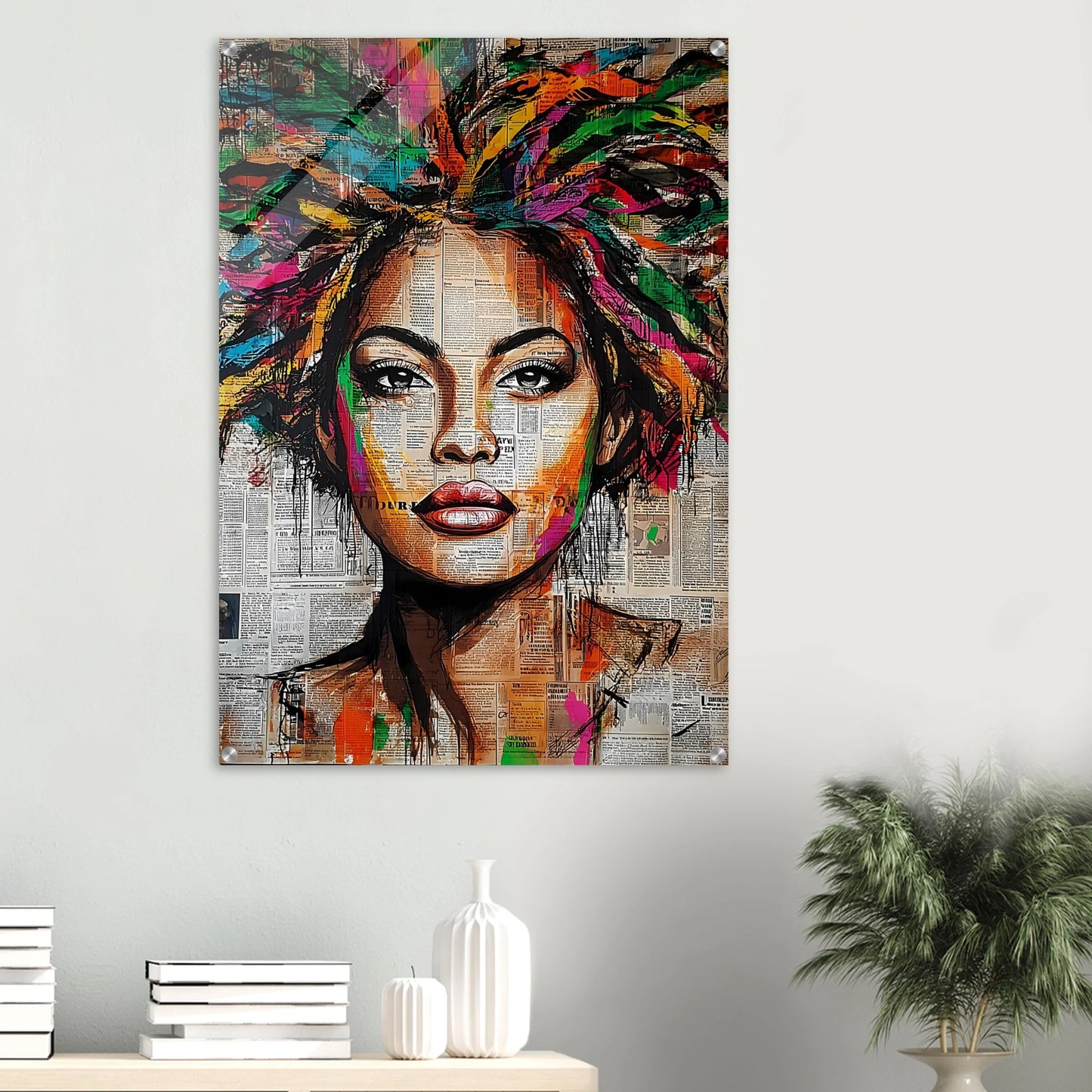 Tête d'Affiche — tableau plexiglas — vue 6 — art mural STNCL