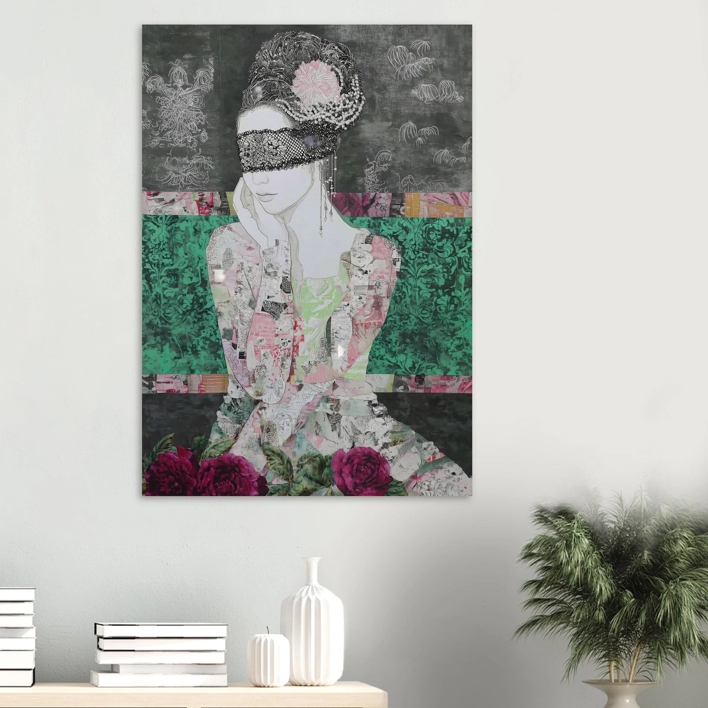 Dame de Dentelle — affiche d'art — vue 6 — art mural STNCL