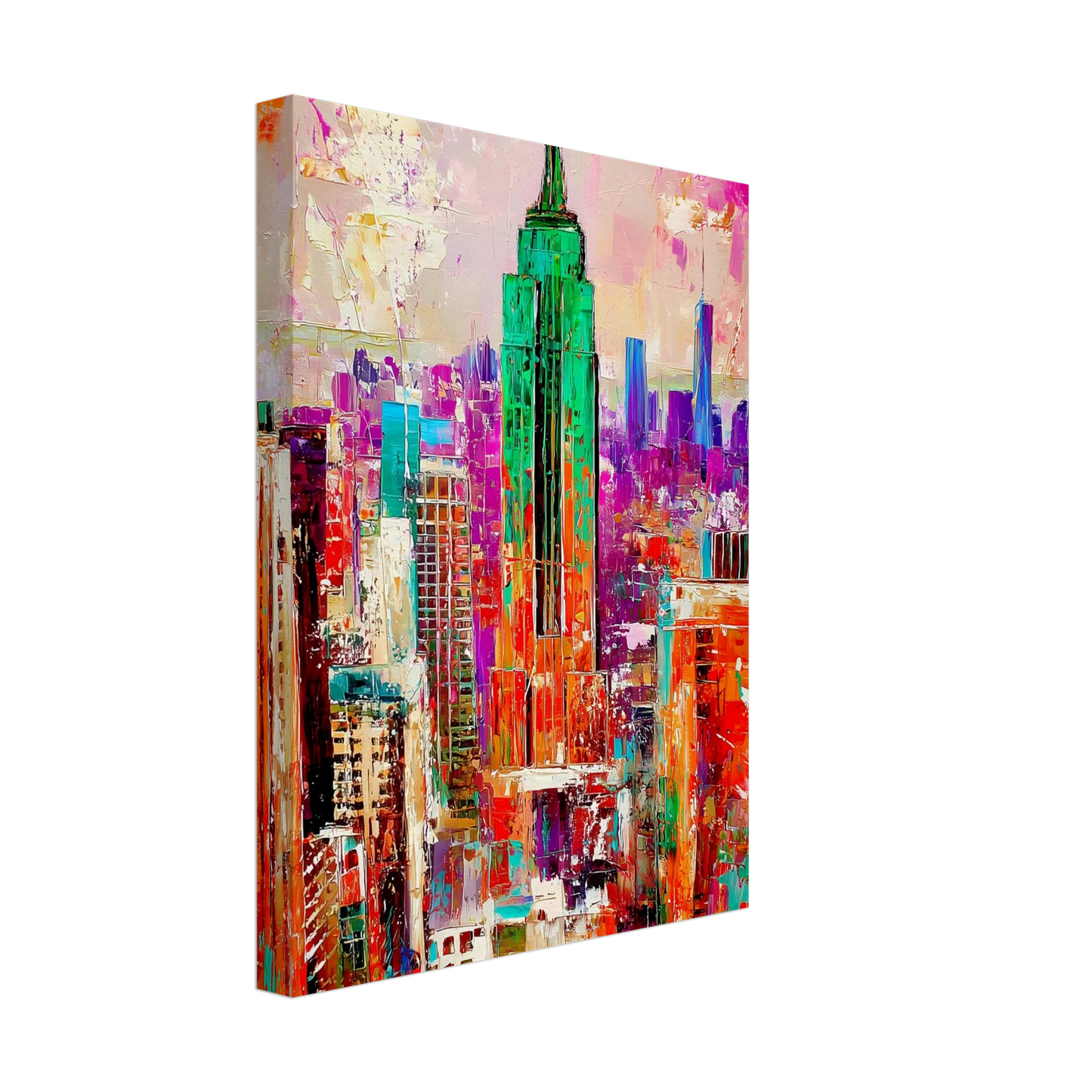 New York en Couleurs — tableau sur toile — vue 4 — art mural STNCL
