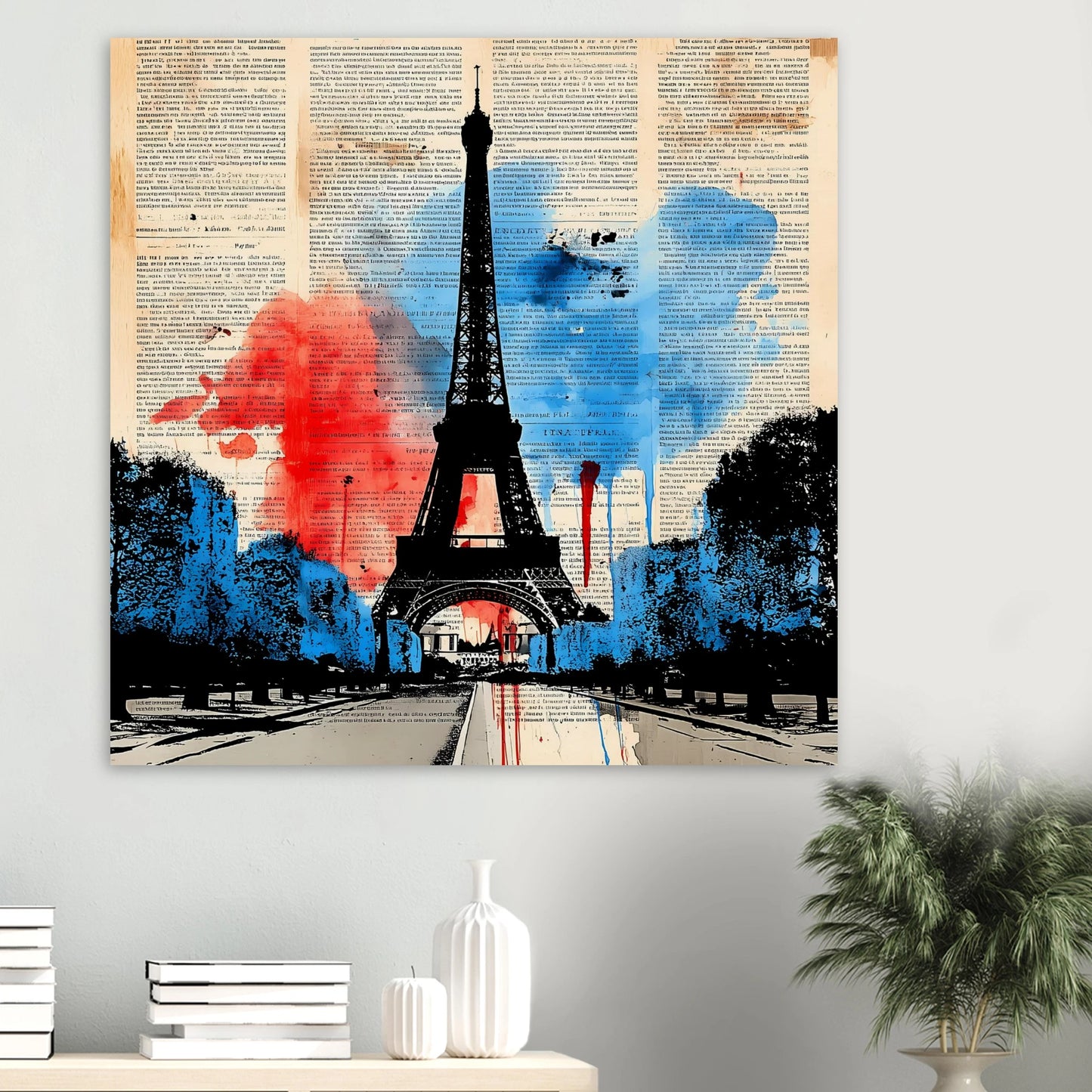 Paris Tricolore — affiche d'art — vue 6 — art mural STNCL