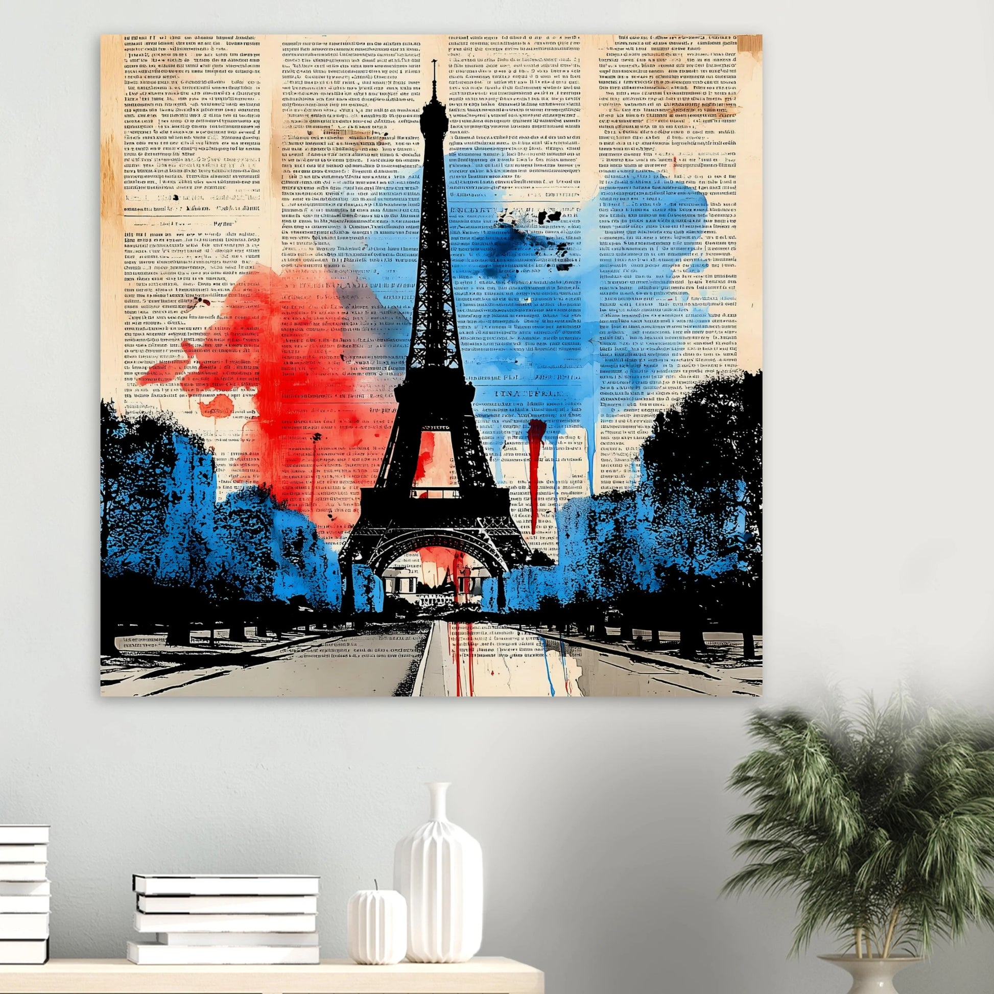 Paris Tricolore — affiche d'art — vue 6 — art mural STNCL