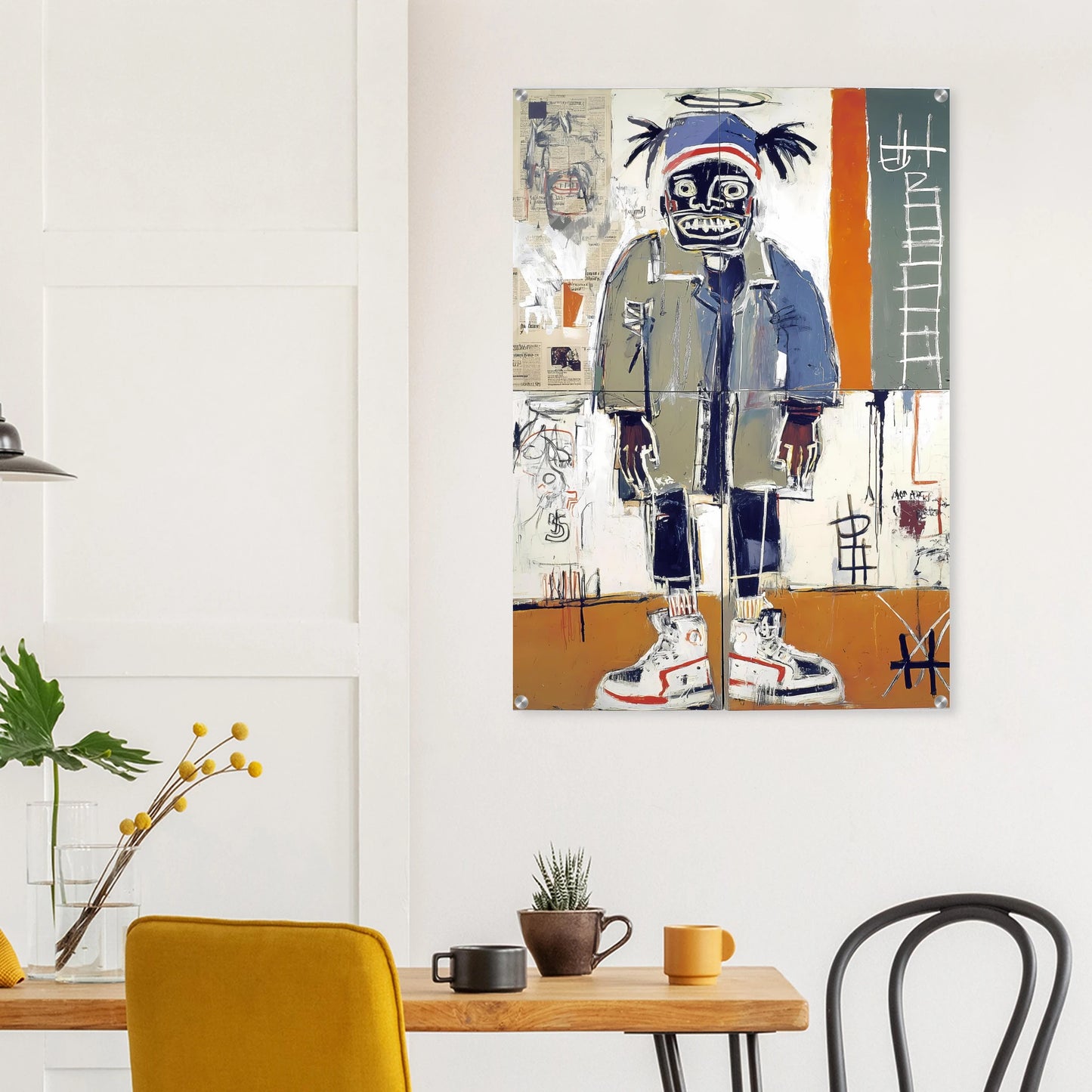 Debout sous le Halo — tableau plexiglas — vue 8 — art mural STNCL