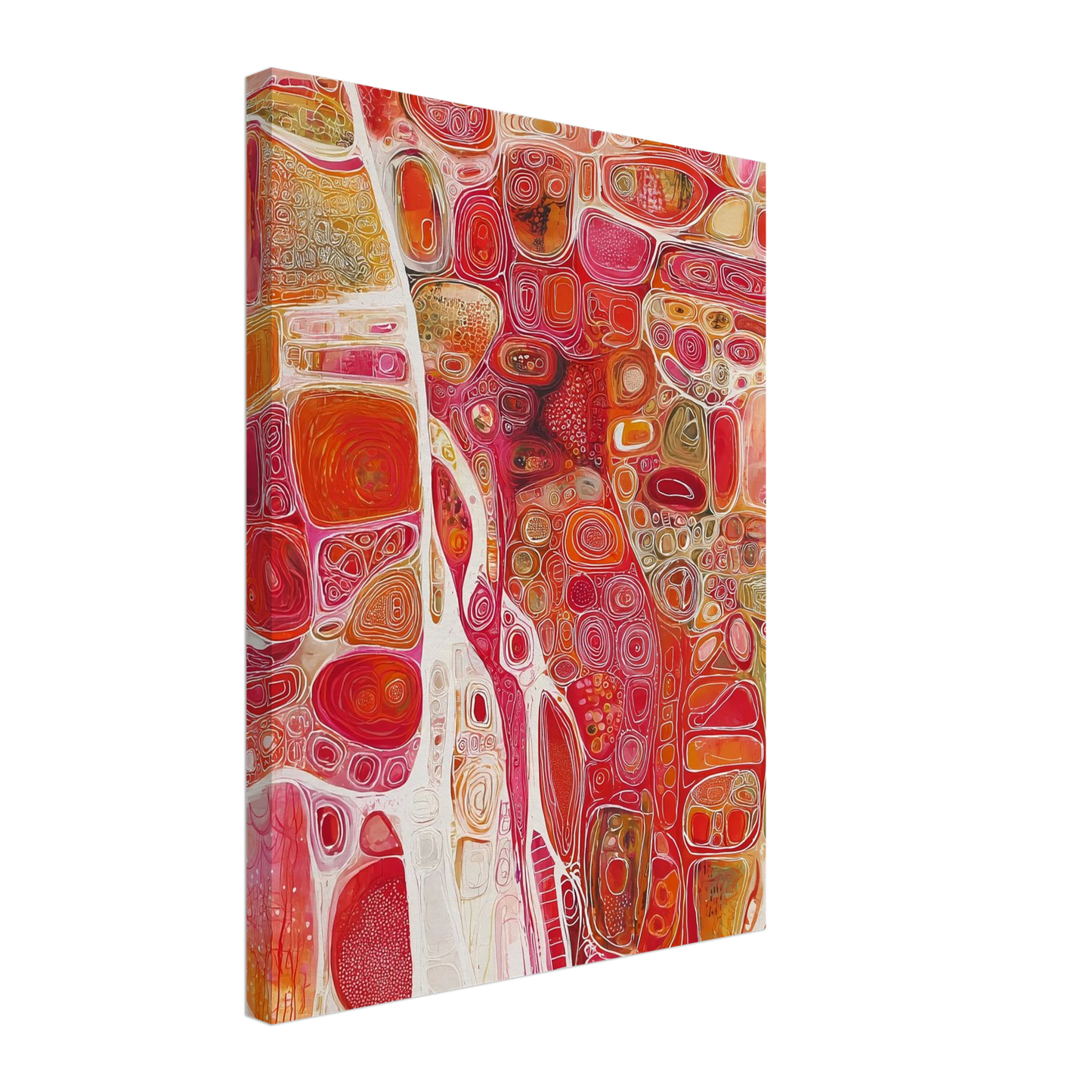 Cellules — tableau sur toile — vue 5 — art mural STNCL